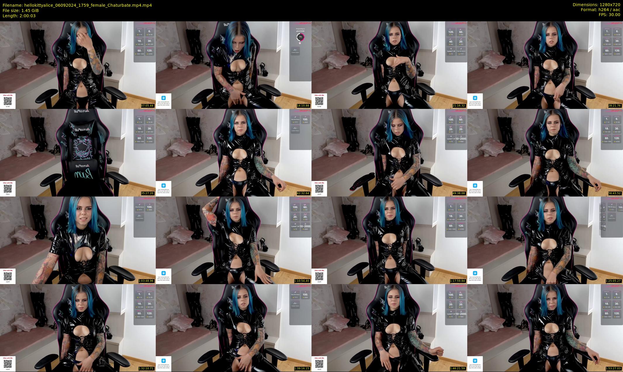 hellokittyalice — 121 minute Chaturbate female cam show recording, 720p, Sep 6, 2024