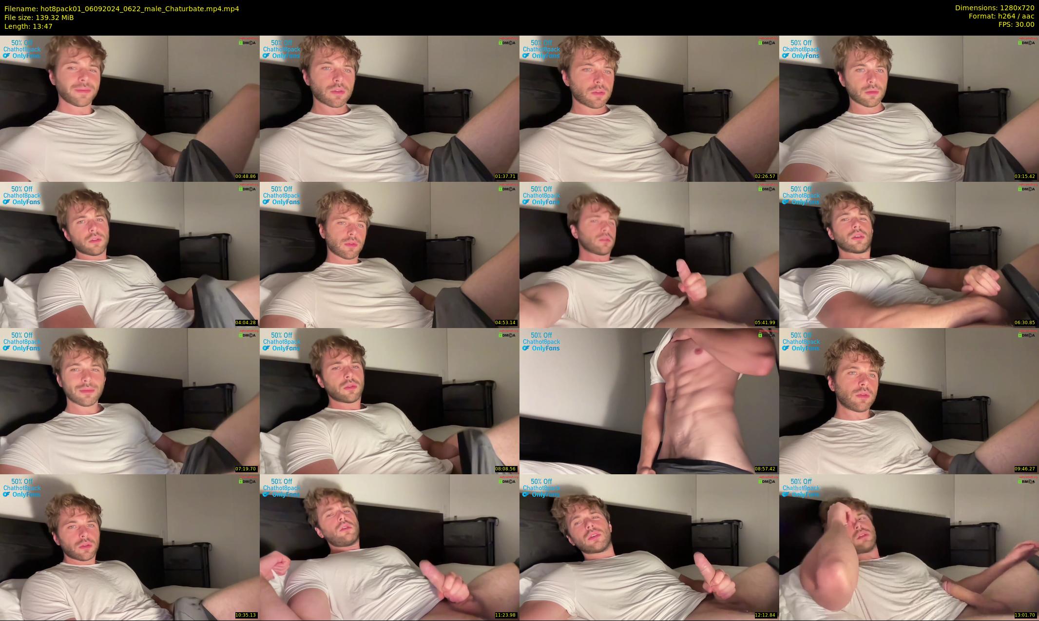 hot8pack01 — 14 minute Chaturbate male cam show recording, 720p, Sep 6, 2024