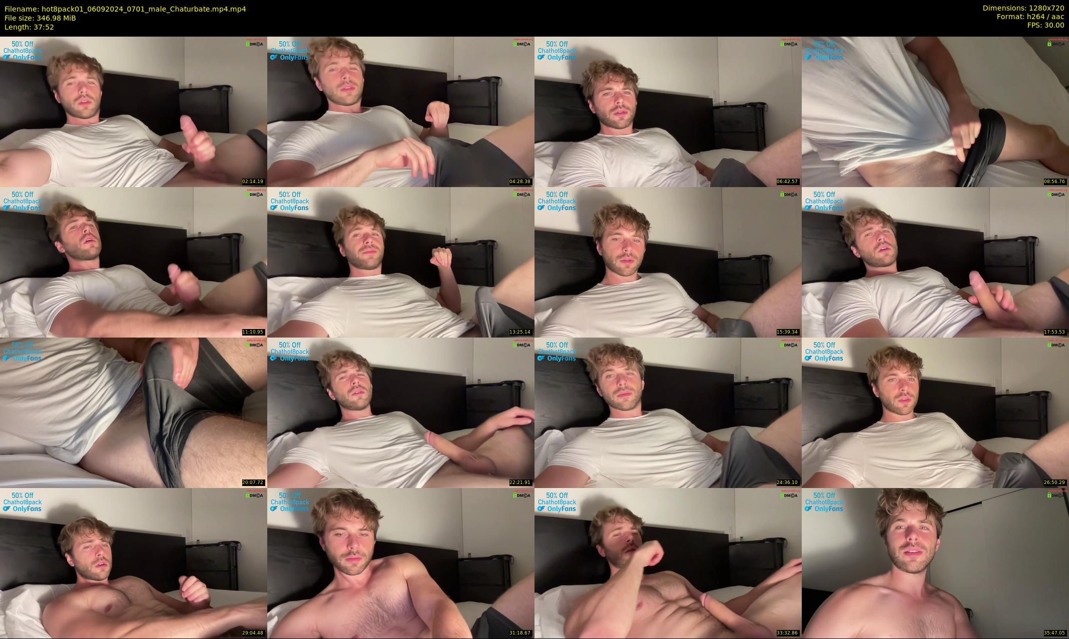 hot8pack01 — 38 minute Chaturbate male cam show recording, 720p, Sep 6, 2024