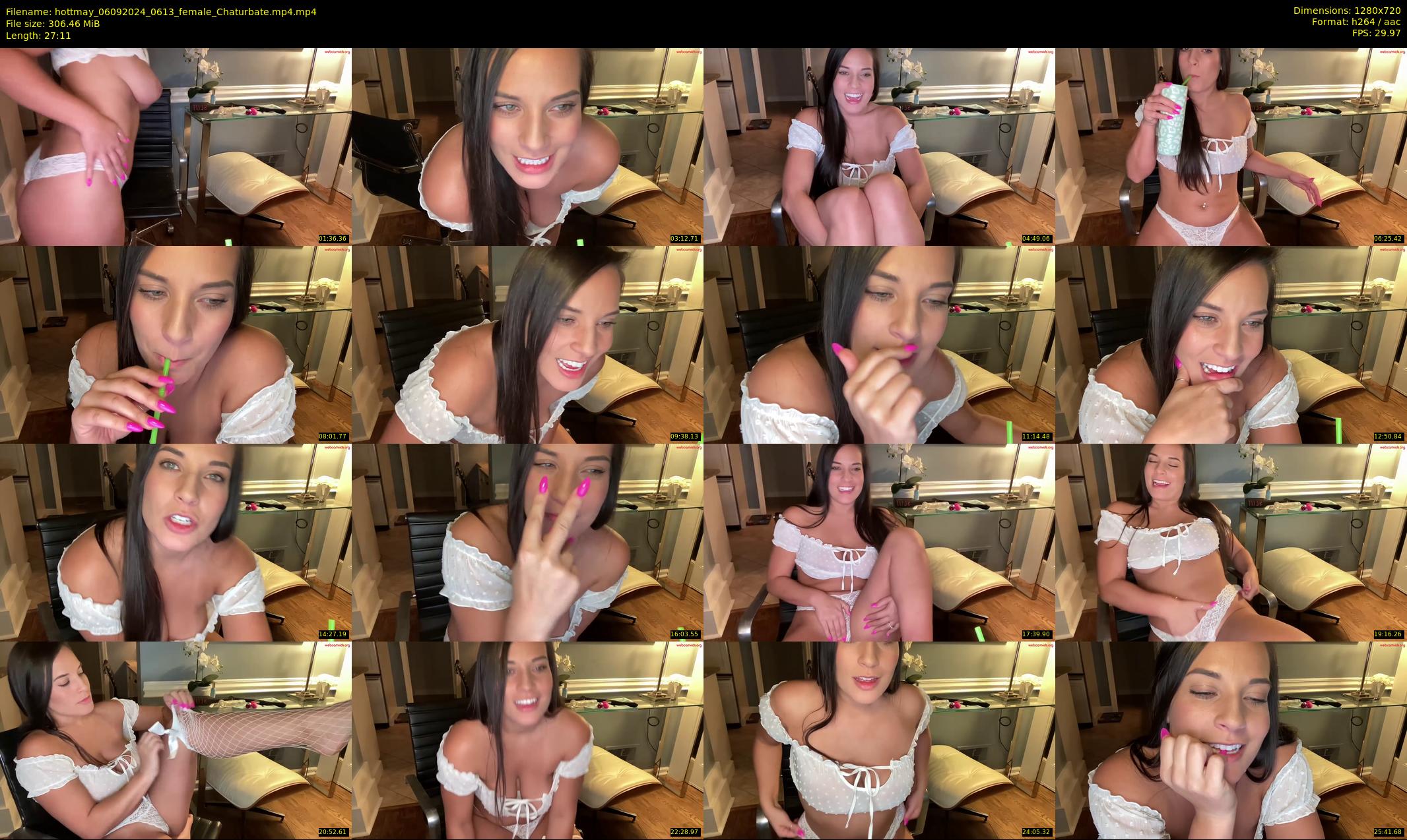 hottmay — 28 minute Chaturbate female cam show recording, 720p, Sep 6, 2024