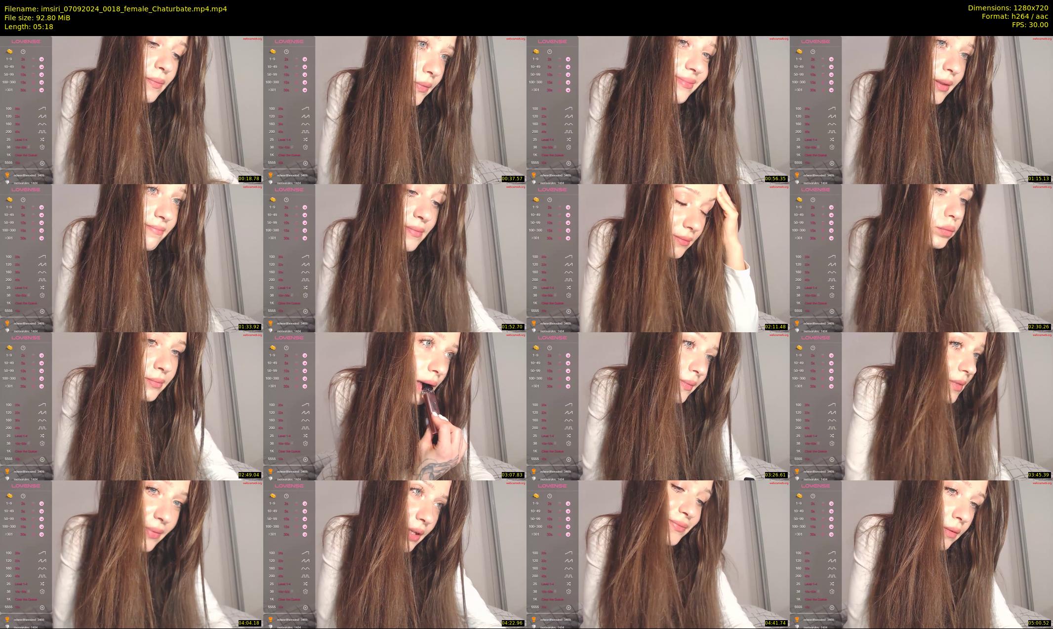 imsiri — 6 minute Chaturbate female cam show recording, 720p, Sep 7, 2024