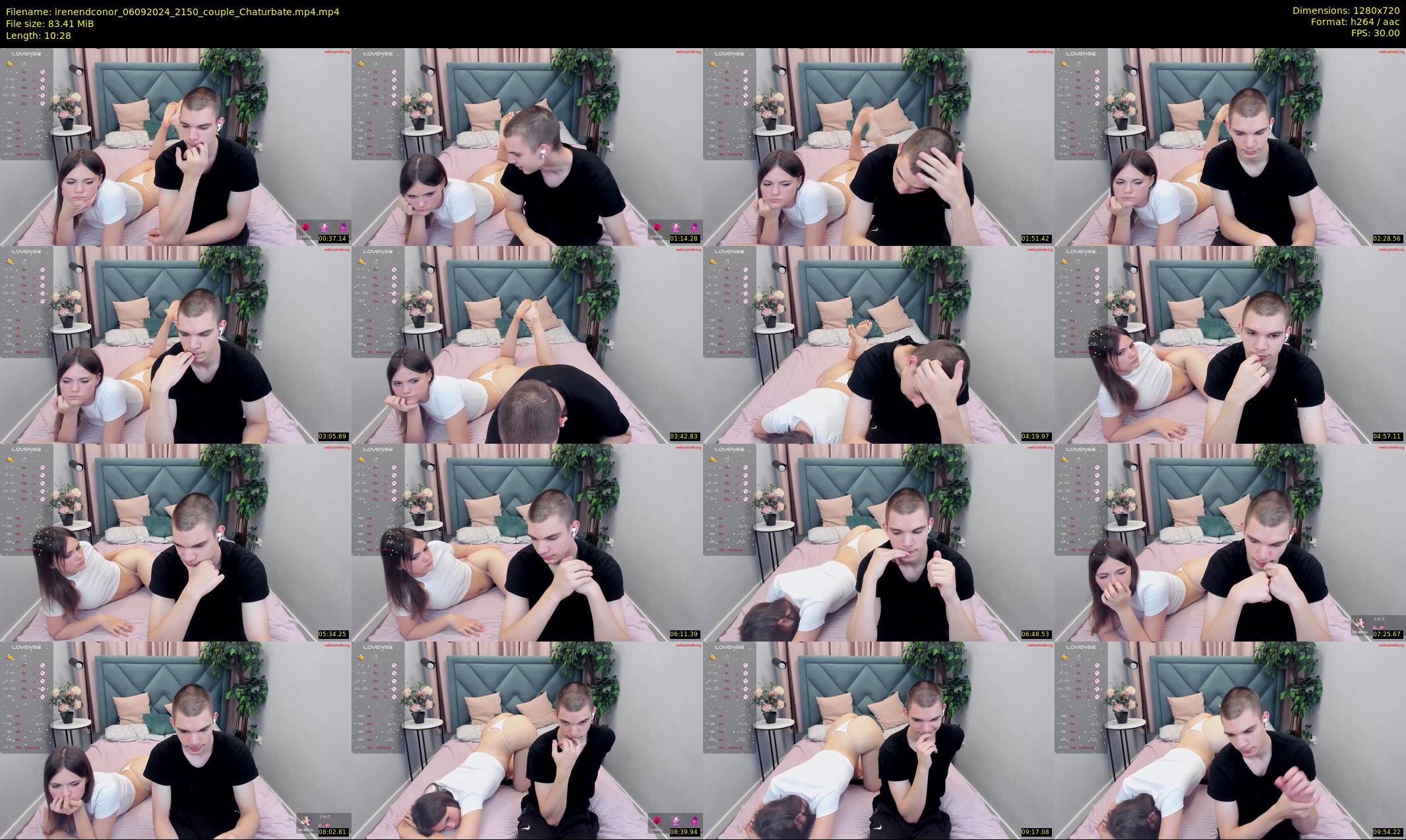 irenendconor — 11 minute Chaturbate couple cam show recording, 720p, Sep 6, 2024