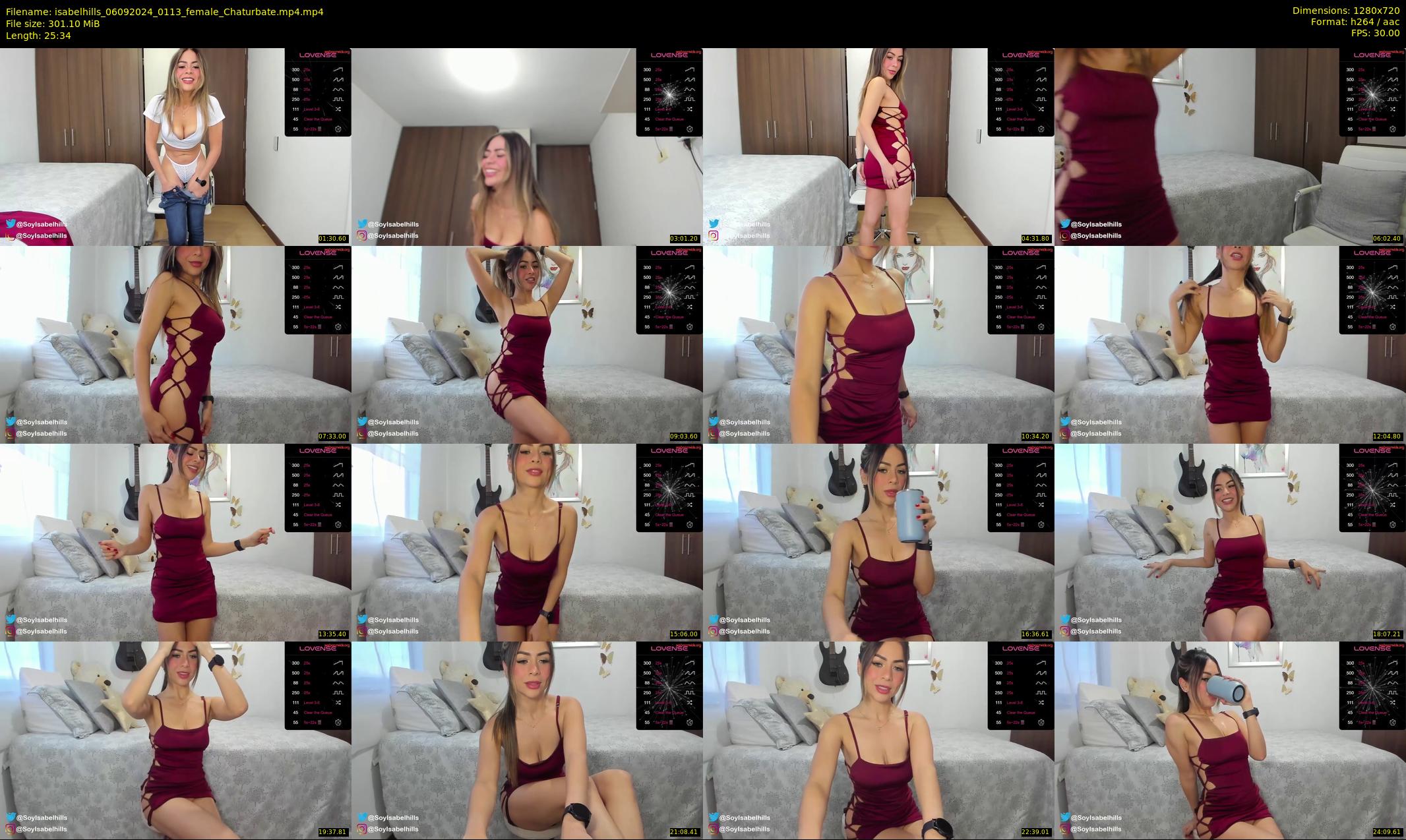 isabelhills — 26 minute Chaturbate female cam show recording, 720p, Sep 6, 2024