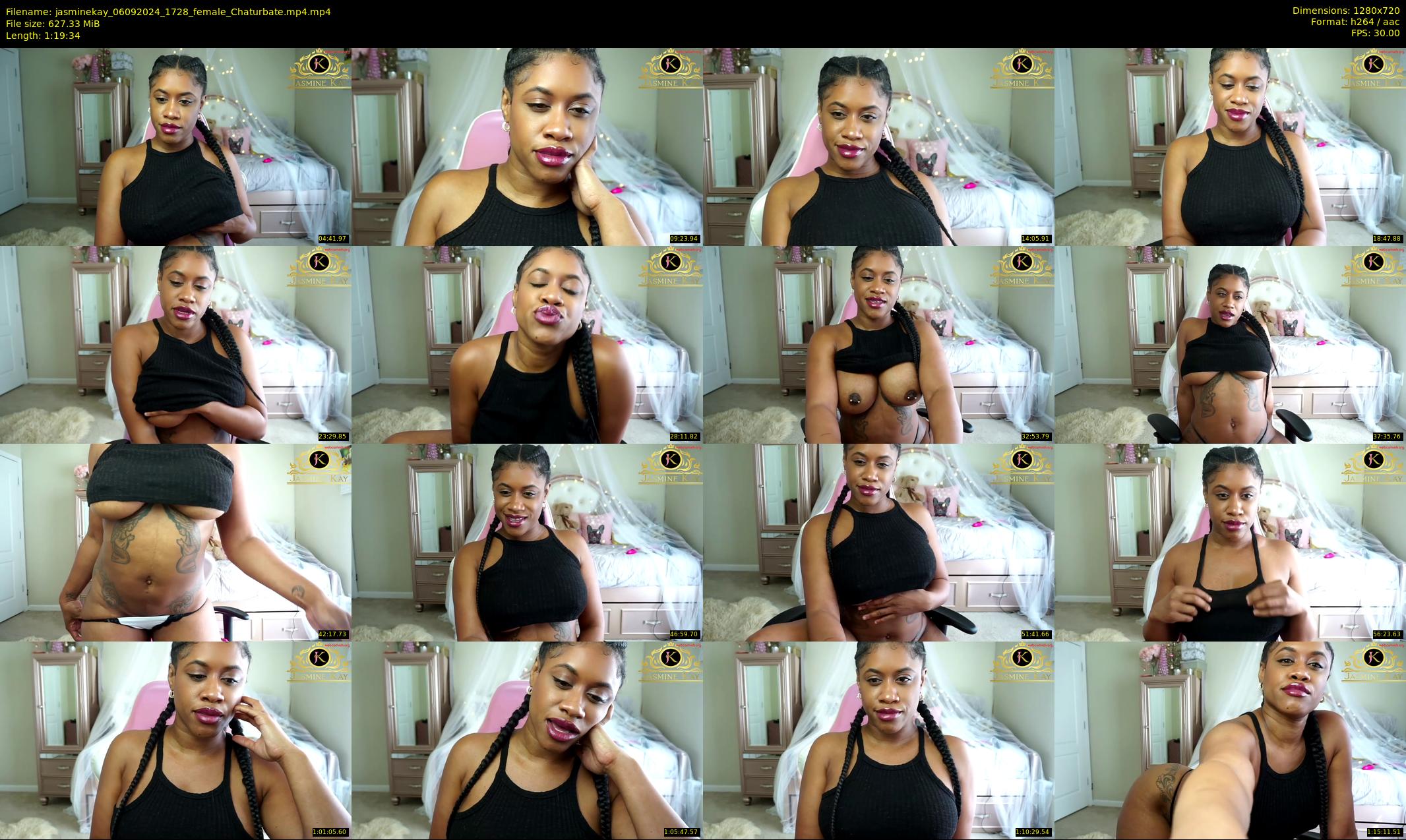 jasminekay — 80 minute Chaturbate female cam show recording, 720p, Sep 6, 2024