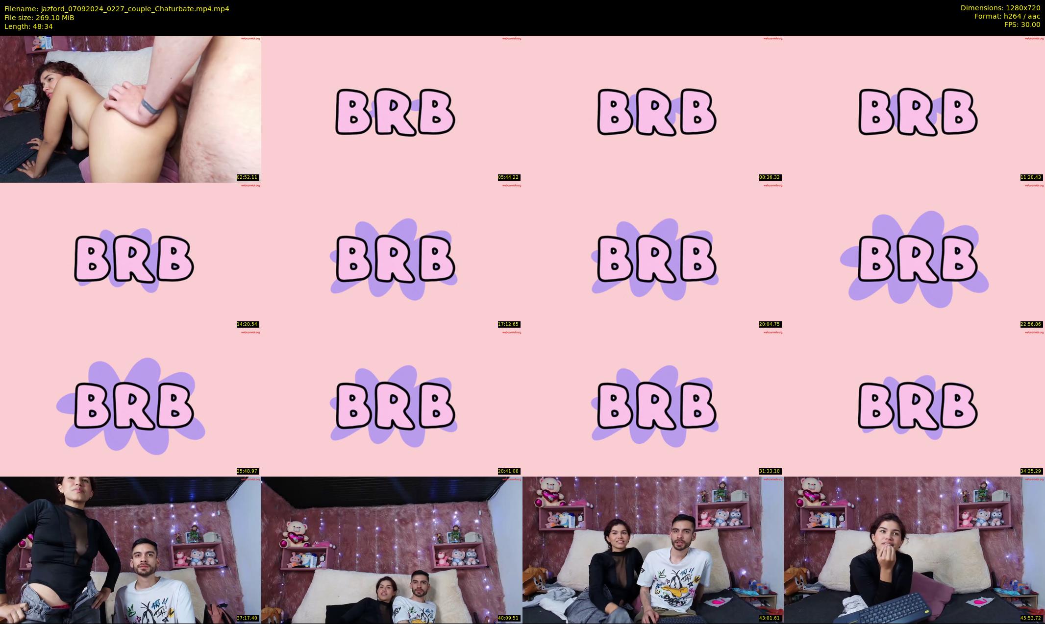 jazford — 49 minute Chaturbate couple cam show recording, 720p, Sep 7, 2024