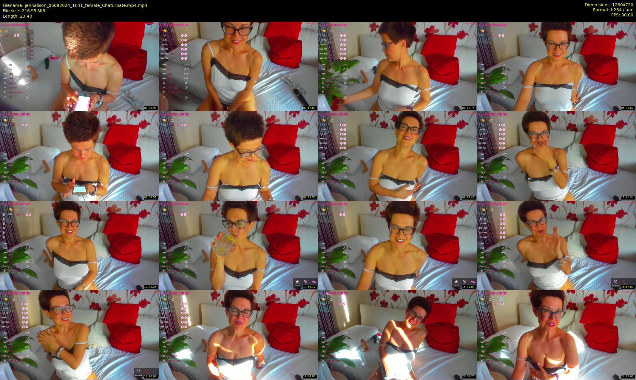jennalison — 24 minute Chaturbate female cam show recording, 720p, Sep 6, 2024