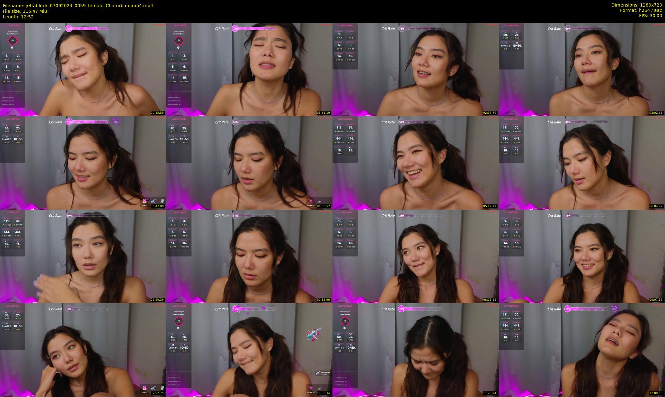 jettablock — 13 minute Chaturbate female cam show recording, 720p, Sep 7, 2024