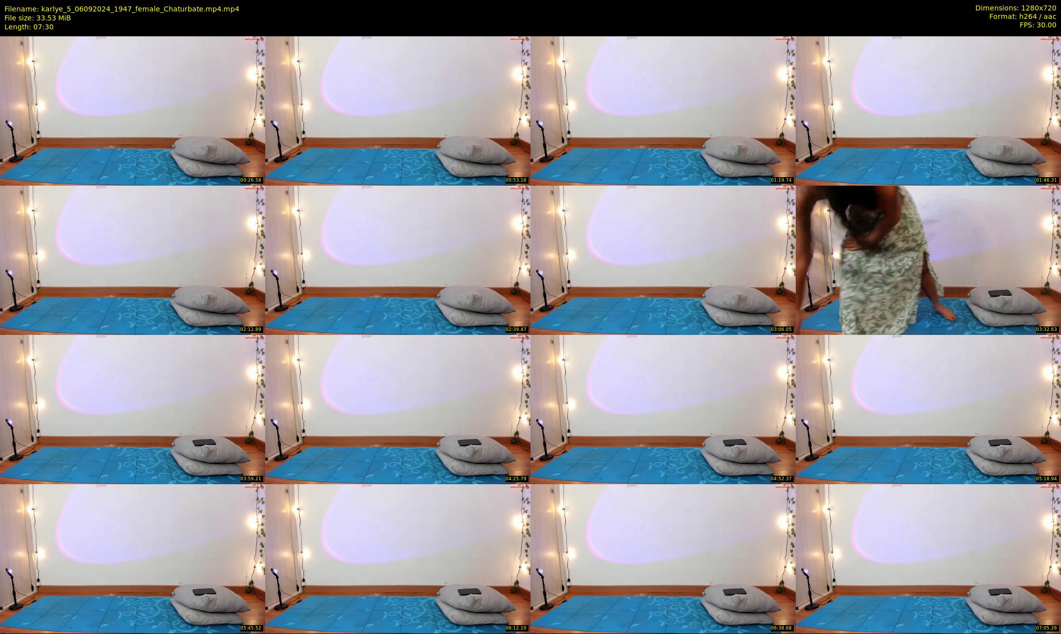 karlye_5 — 8 minute Chaturbate female cam show recording, 720p, Sep 6, 2024