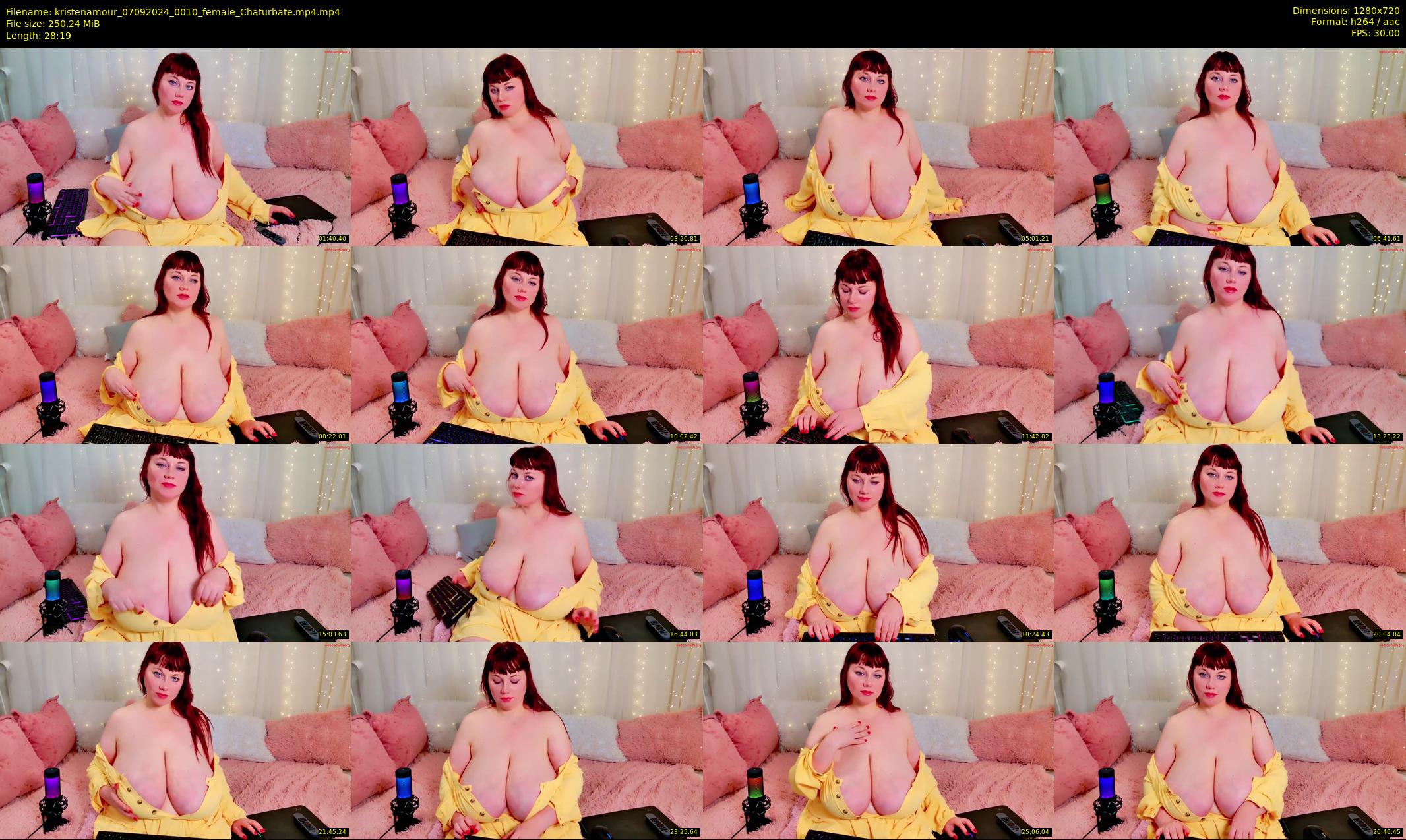 kristenamour — 29 minute Chaturbate female cam show recording, 720p, Sep 7, 2024