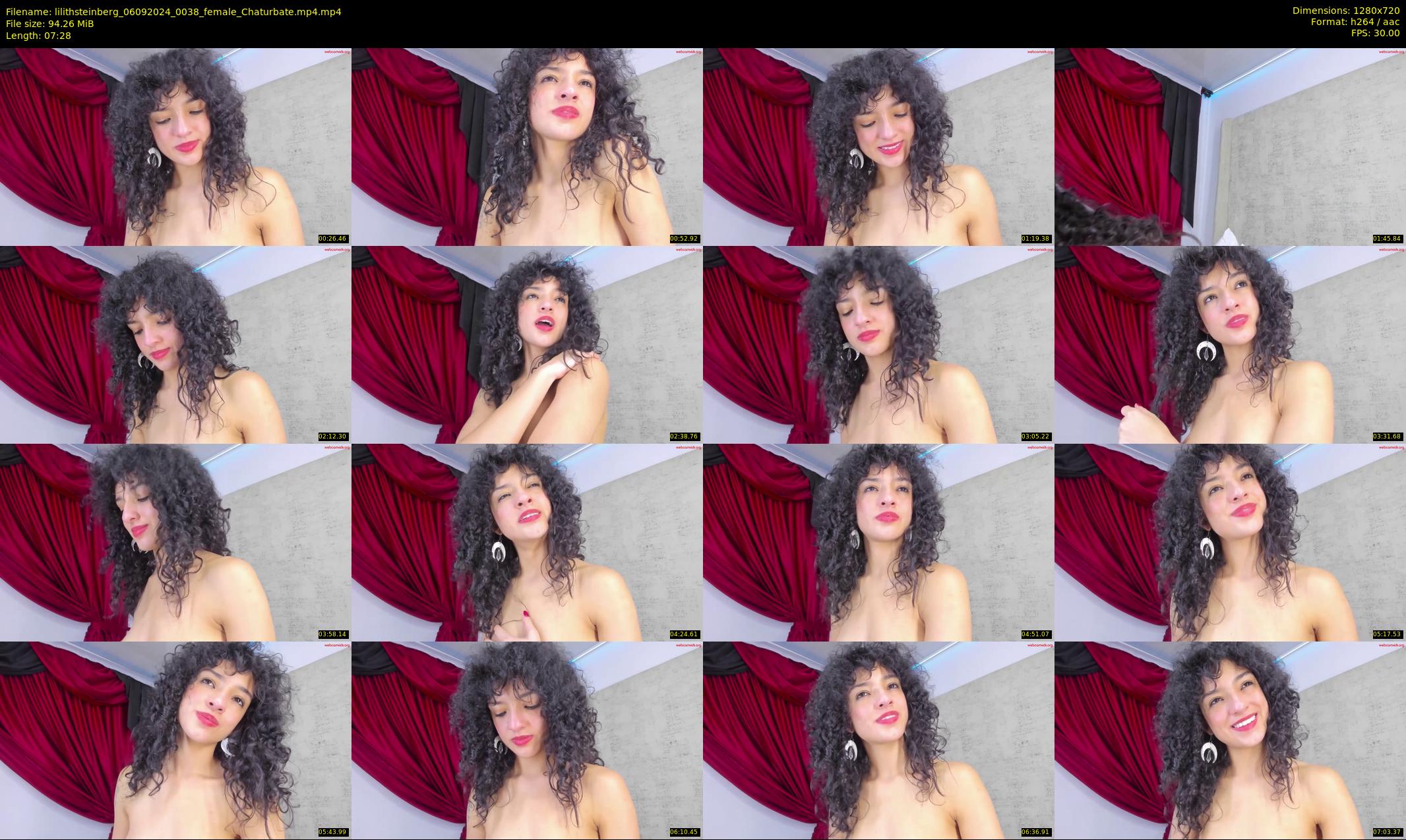 lilithsteinberg — 8 minute Chaturbate female cam show recording, 720p, Sep 6, 2024