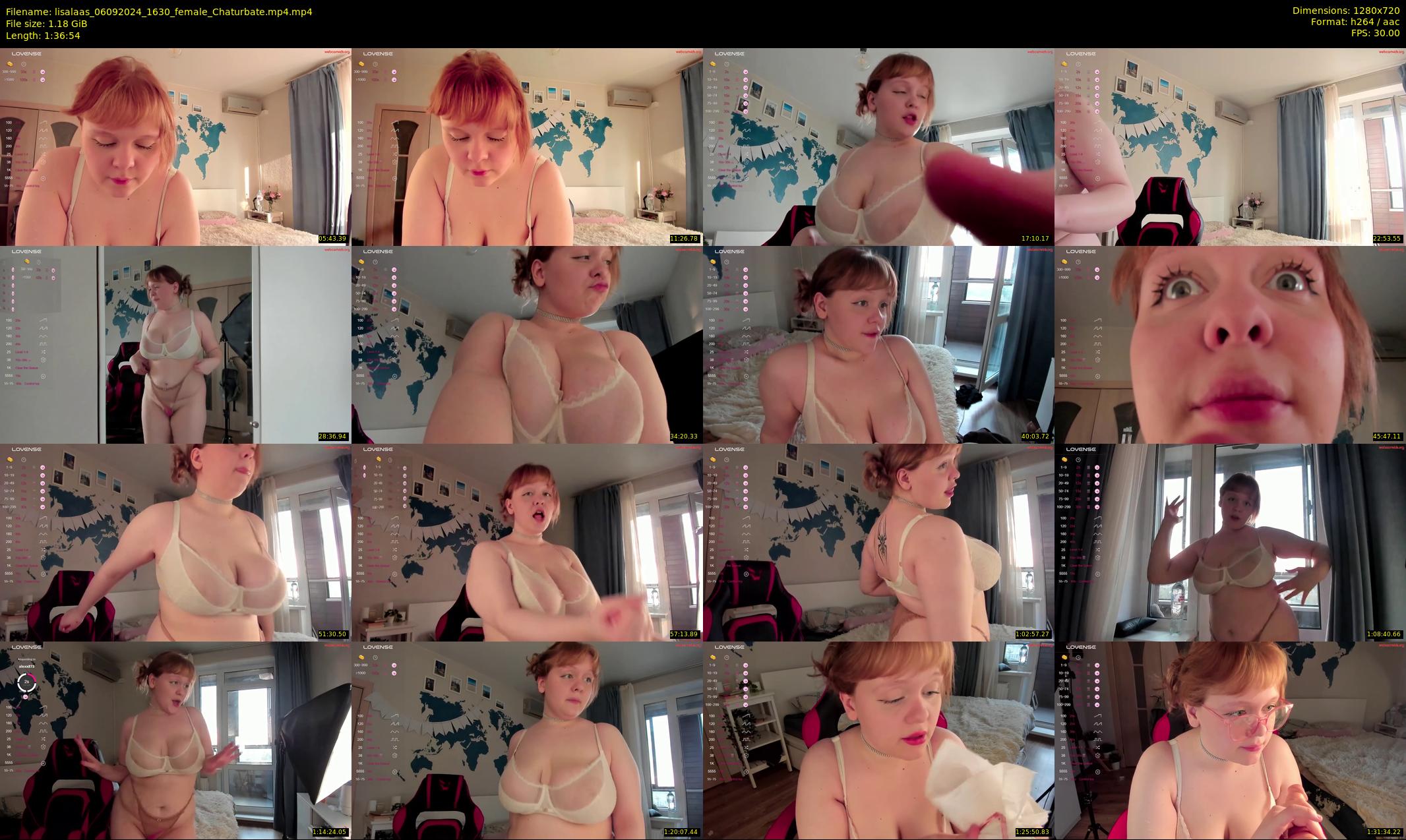 lisalaas — 97 minute Chaturbate female cam show recording, 720p, Sep 6, 2024