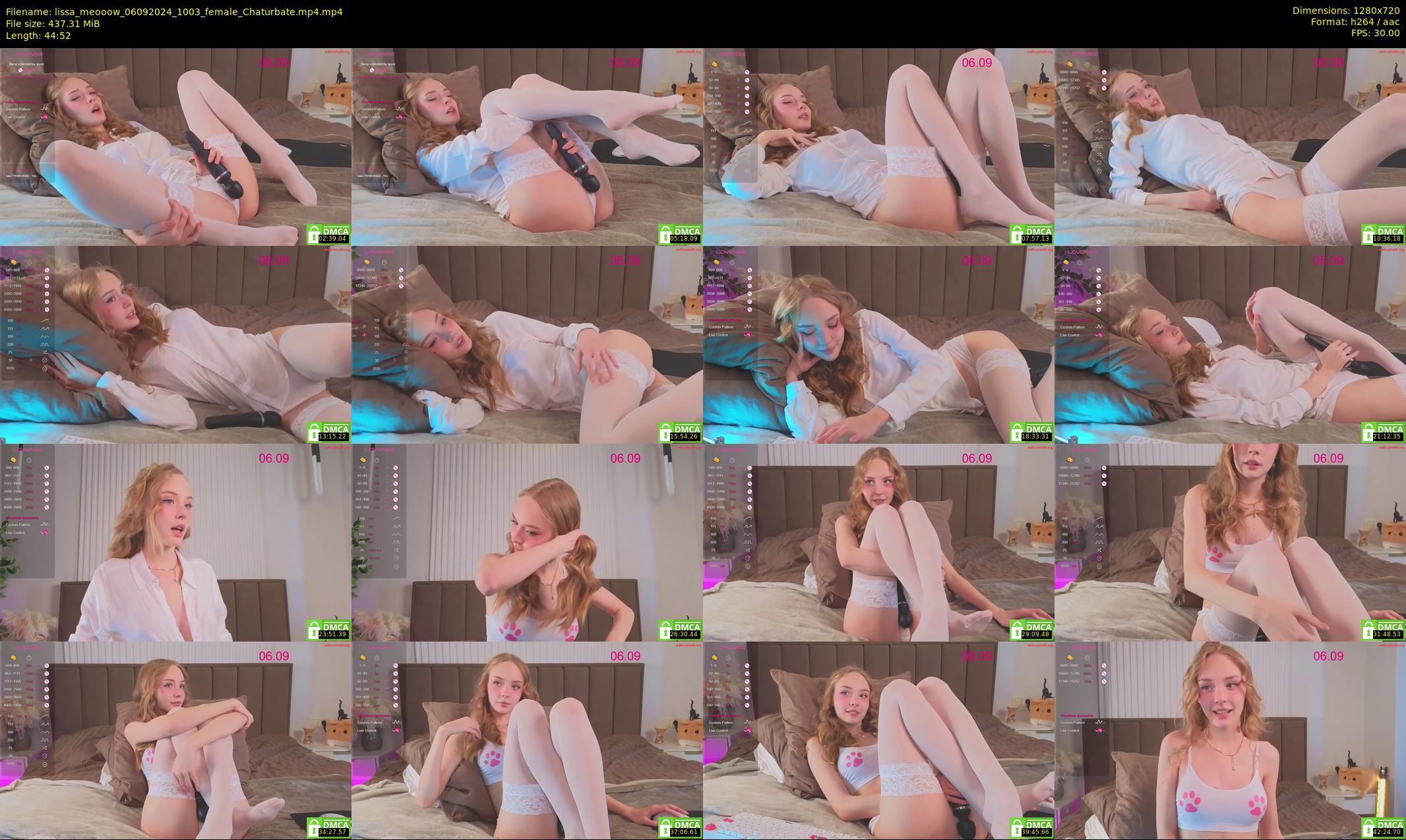lissa_meooow — 45 minute Chaturbate female cam show recording, 720p, Sep 6, 2024