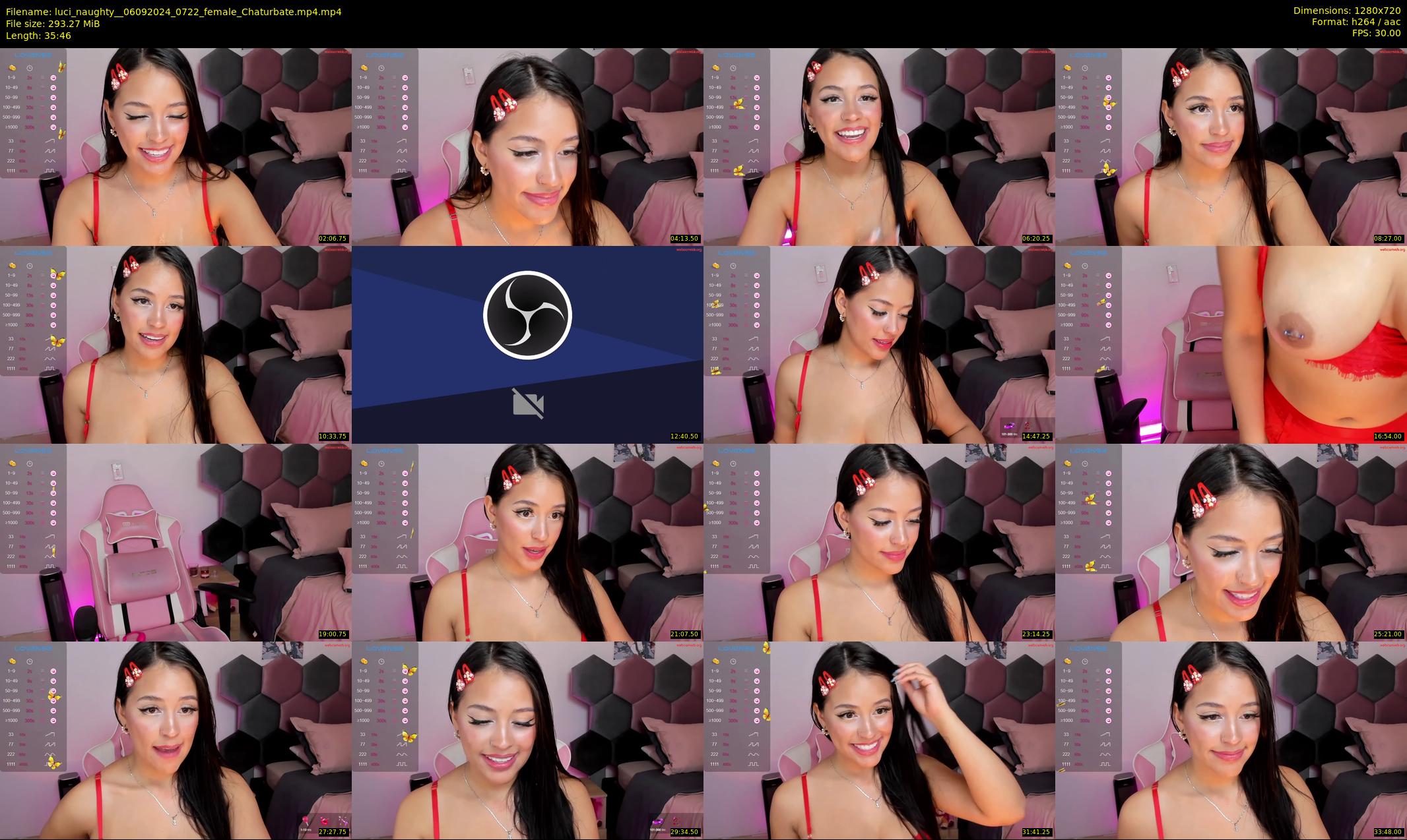 luci_naughty_ — 36 minute Chaturbate female cam show recording, 720p, Sep 6, 2024