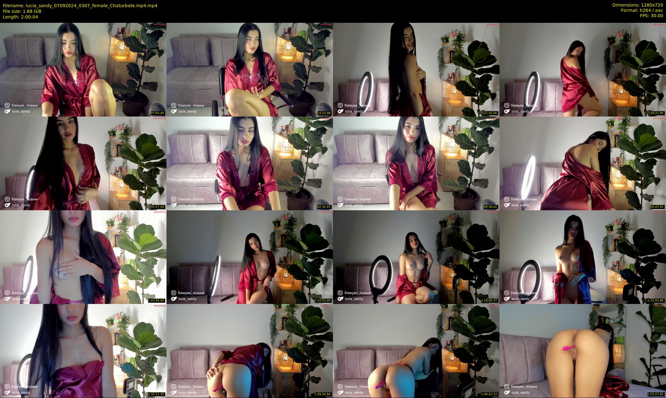 lucia_sandy — 121 minute Chaturbate female cam show recording, 720p, Sep 7, 2024