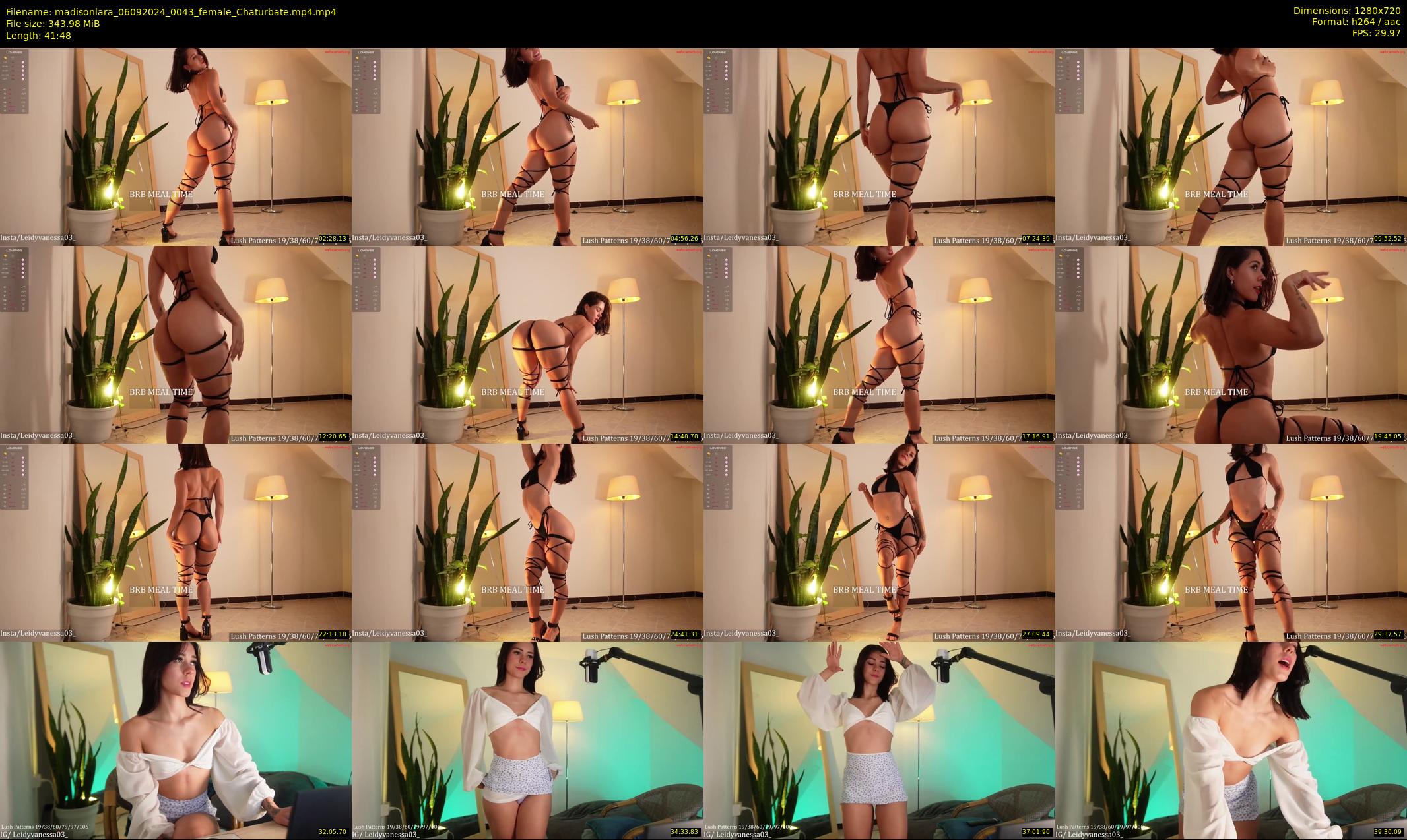 madisonlara — 42 minute Chaturbate female cam show recording, 720p, Sep 6, 2024