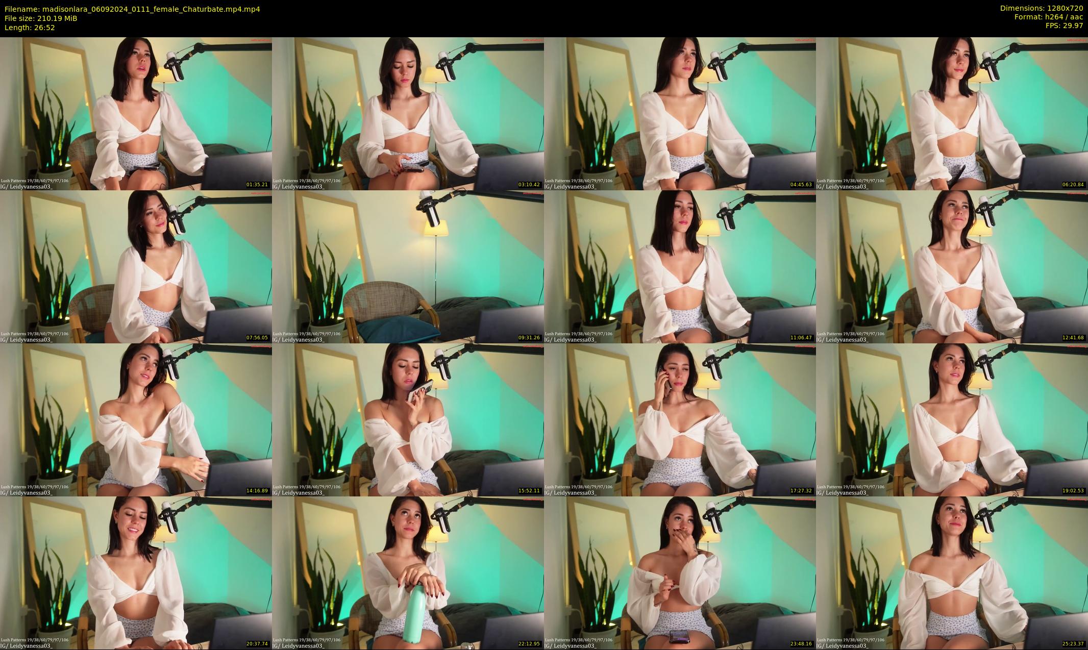 madisonlara — 27 minute Chaturbate female cam show recording, 720p, Sep 6, 2024