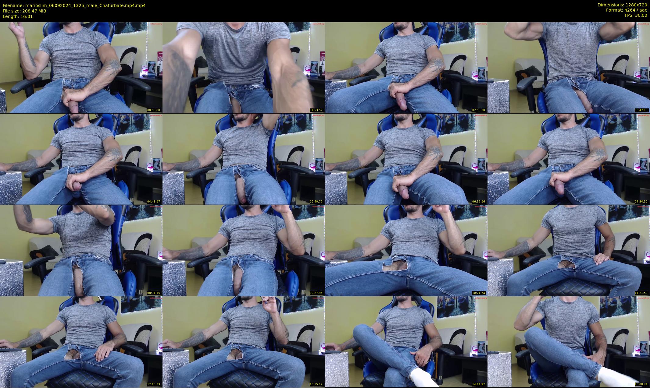 marioslim — 17 minute Chaturbate male cam show recording, 720p, Sep 6, 2024