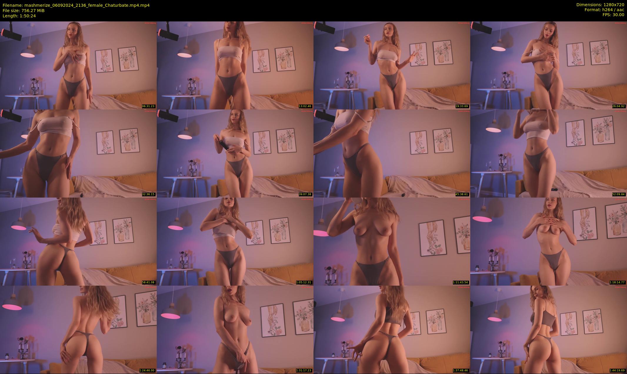 mashmerize — 111 minute Chaturbate female cam show recording, 720p, Sep 6, 2024