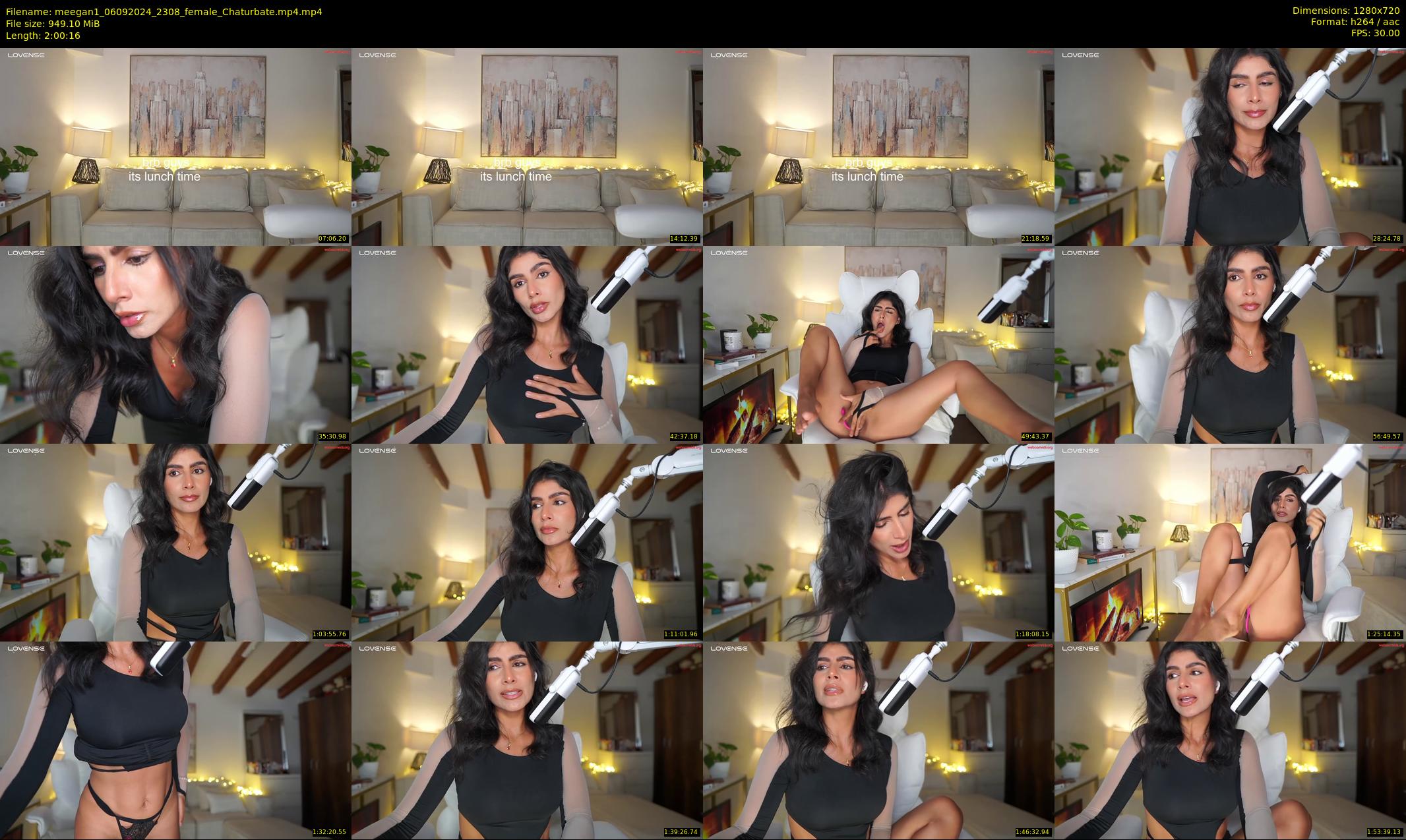 meegan1 — 121 minute Chaturbate female cam show recording, 720p, Sep 6, 2024