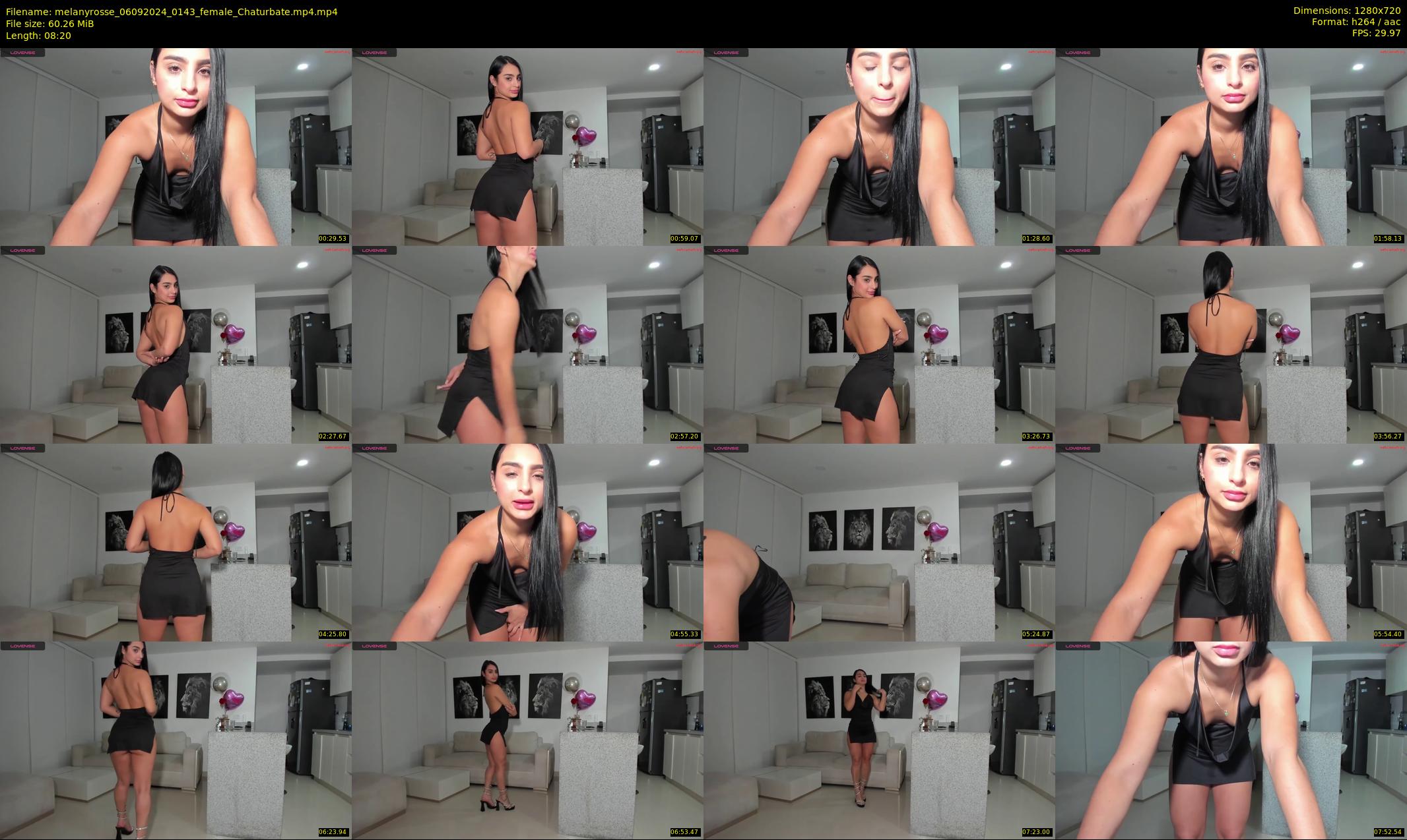 melanyrosse — 9 minute Chaturbate female cam show recording, 720p, Sep 6, 2024