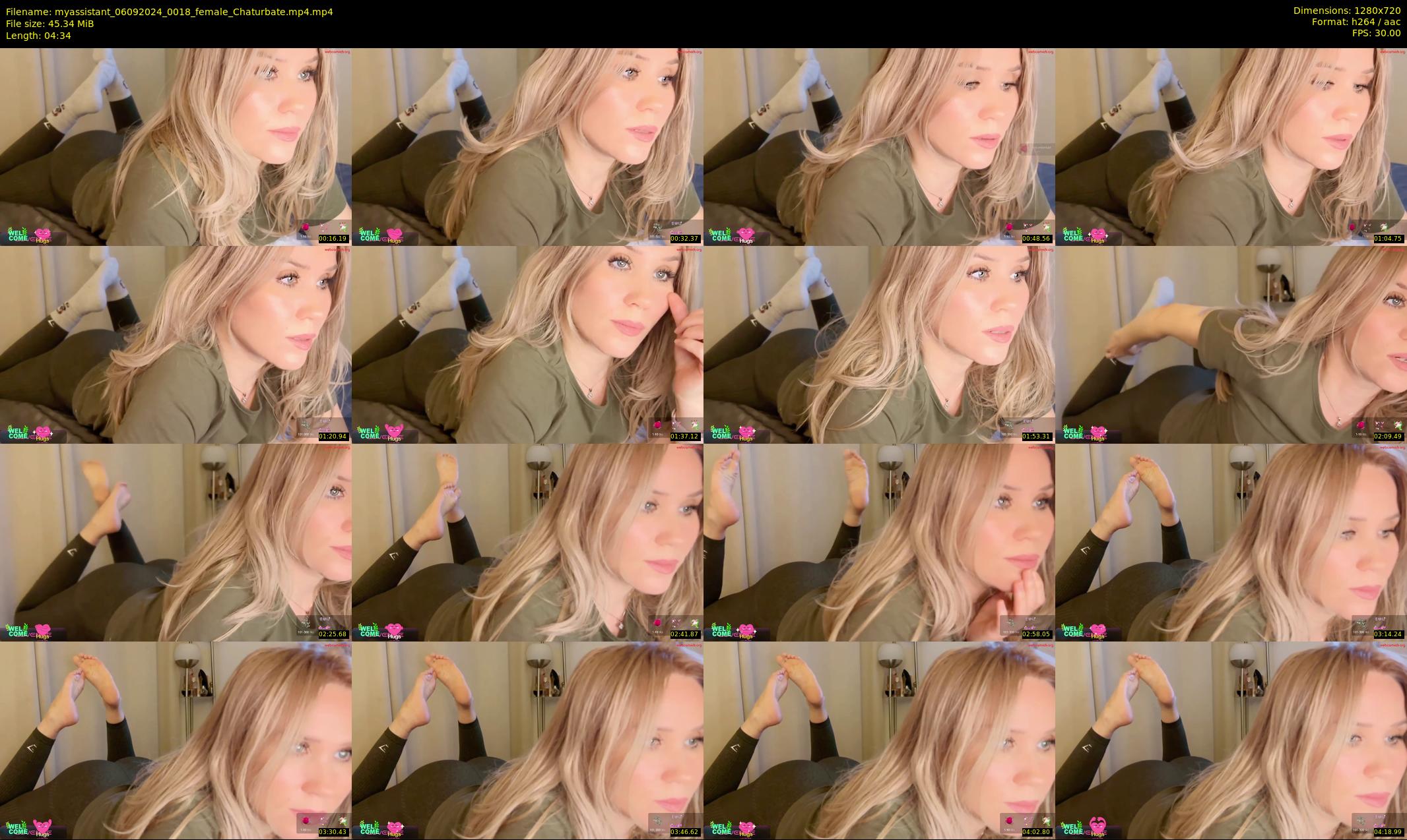 myassistant — 5 minute Chaturbate female cam show recording, 720p, Sep 6, 2024