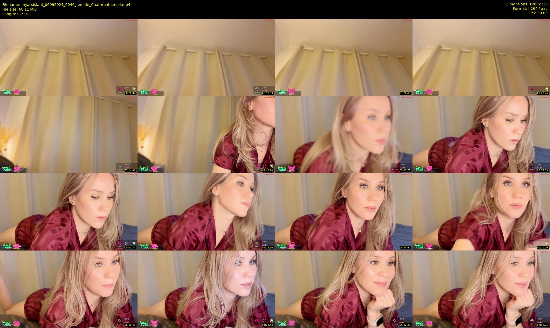 myassistant — 8 minute Chaturbate female cam show recording, 720p, Sep 6, 2024