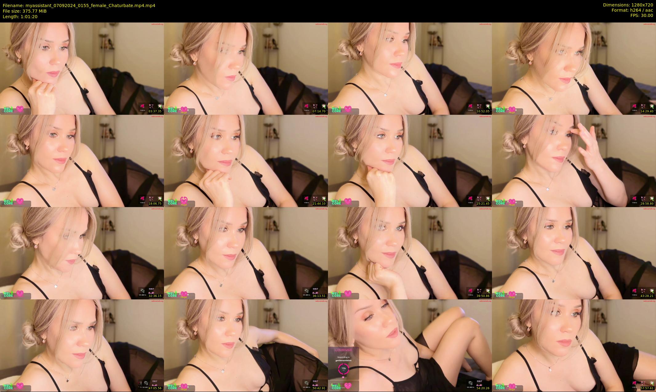 myassistant — 62 minute Chaturbate female cam show recording, 720p, Sep 7, 2024