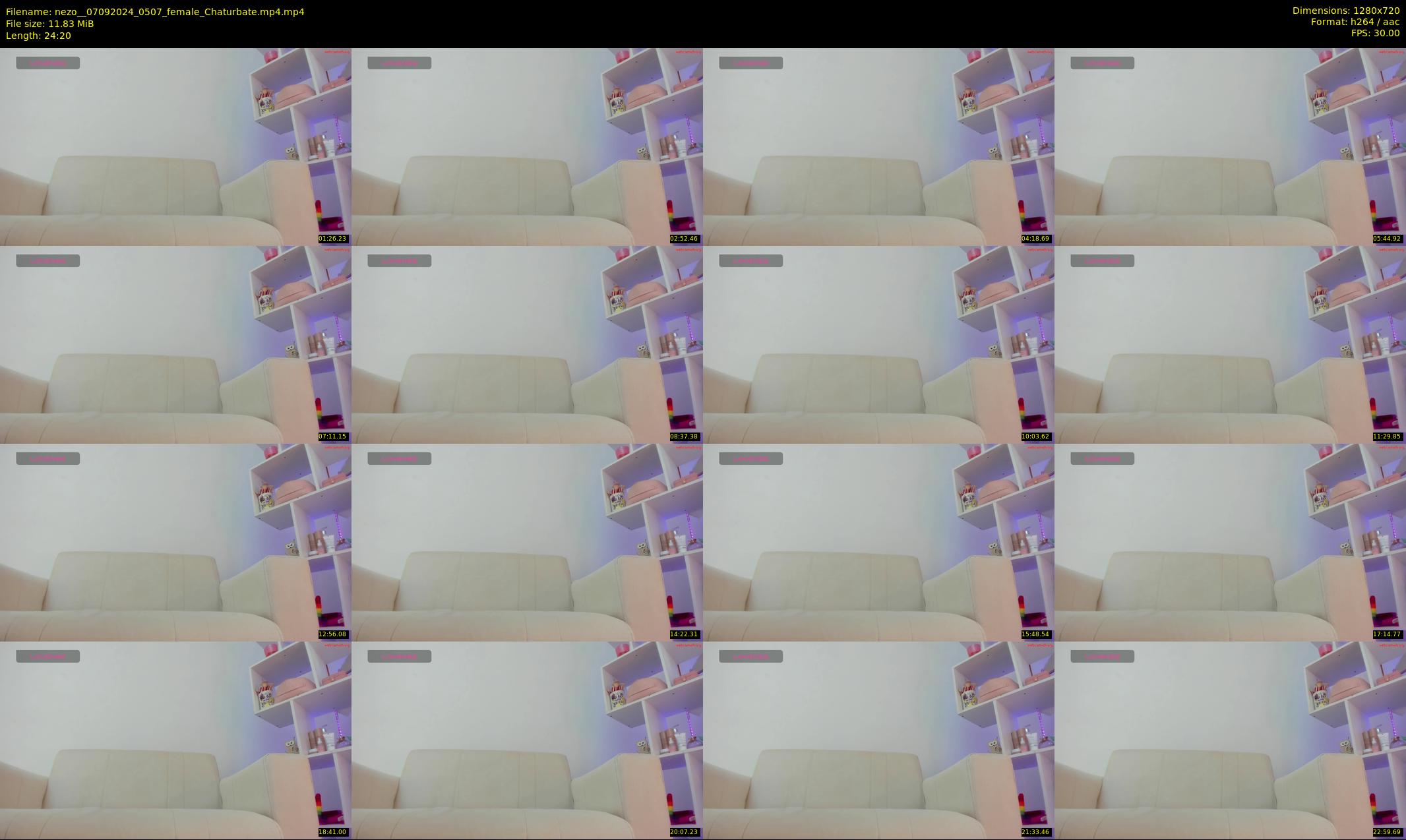 nezo_ — 25 minute Chaturbate female cam show recording, 720p, Sep 7, 2024
