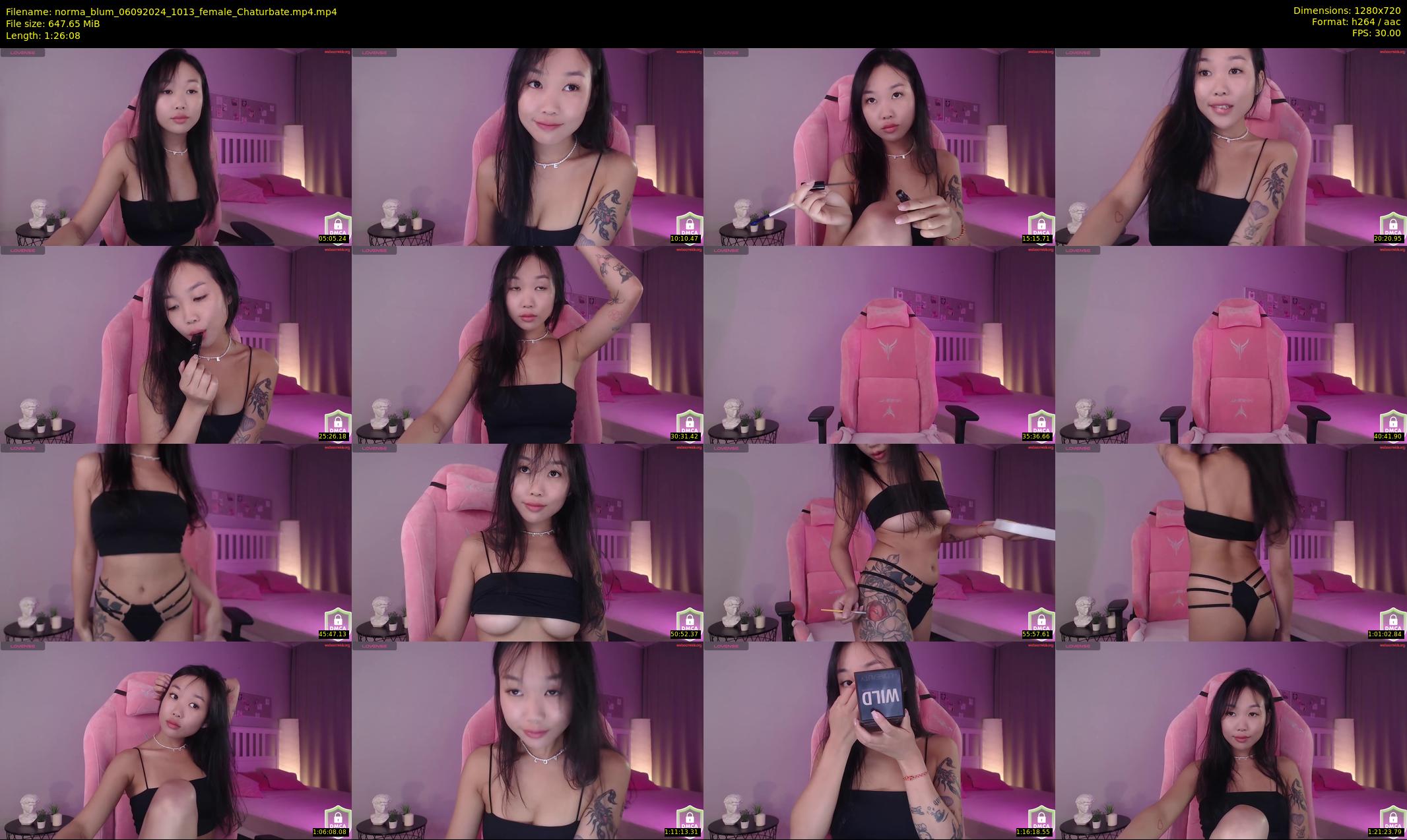 norma_blum — 87 minute Chaturbate female cam show recording, 720p, Sep 6, 2024