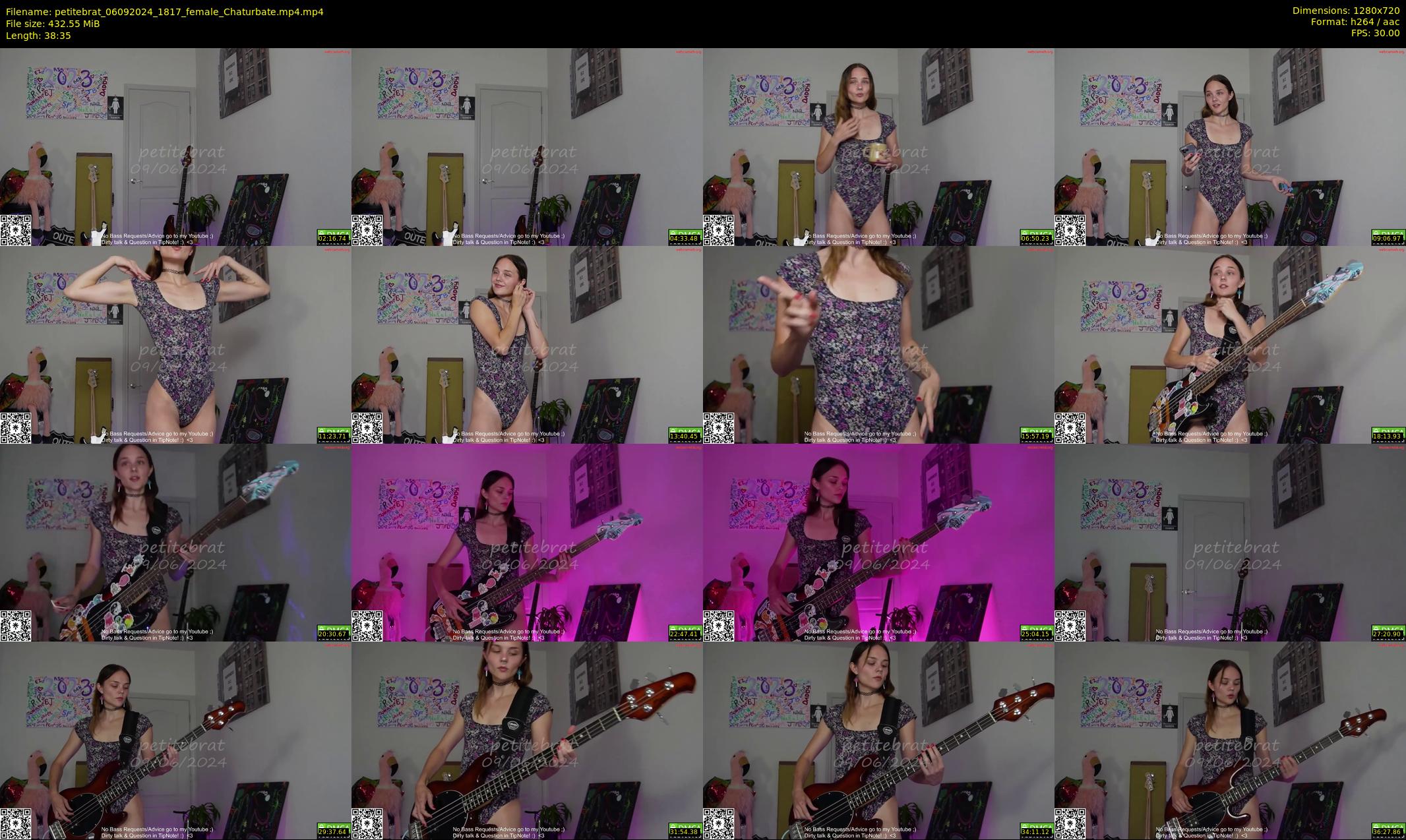 petitebrat — 39 minute Chaturbate female cam show recording, 720p, Sep 6, 2024