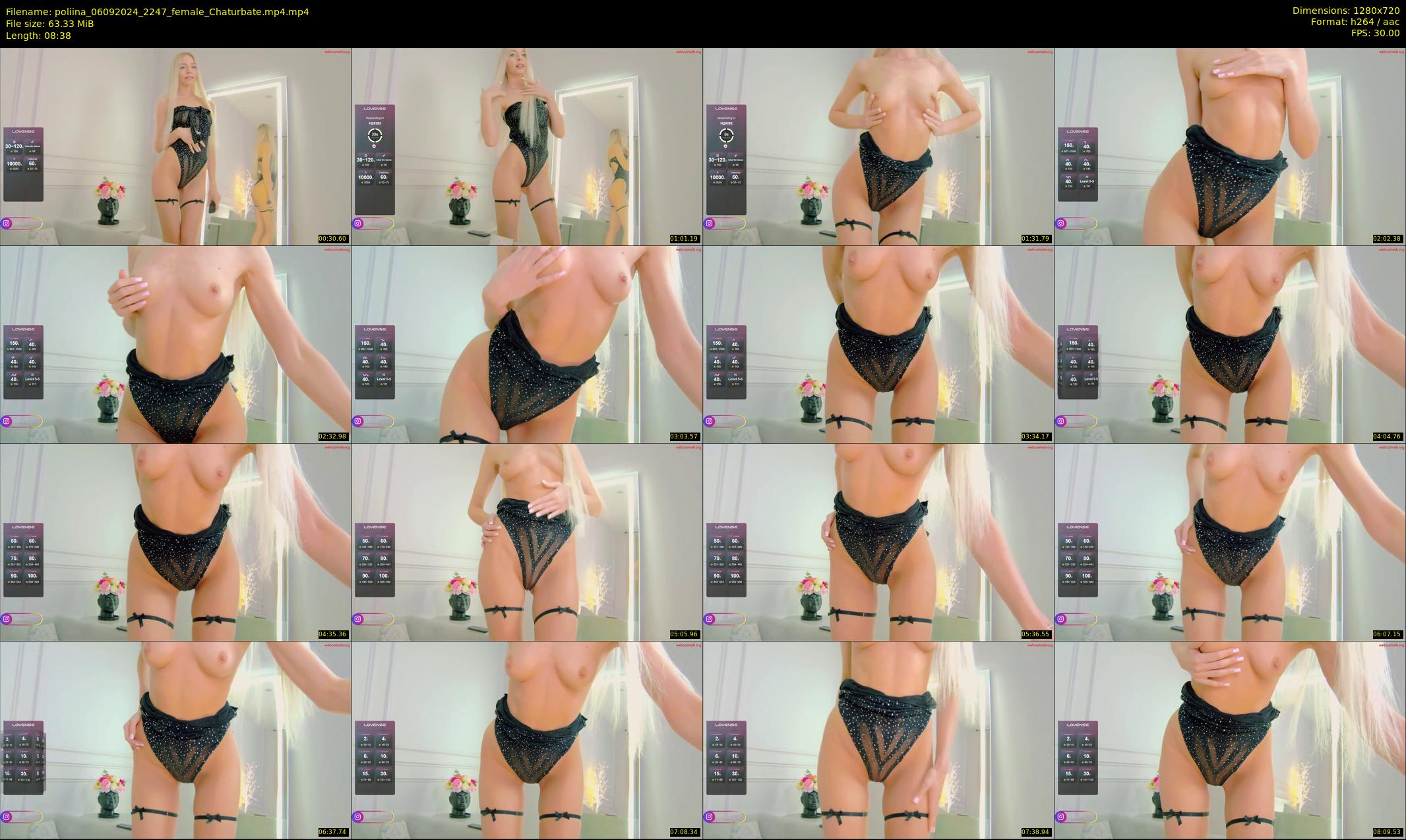 poliina — 9 minute Chaturbate female cam show recording, 720p, Sep 6, 2024