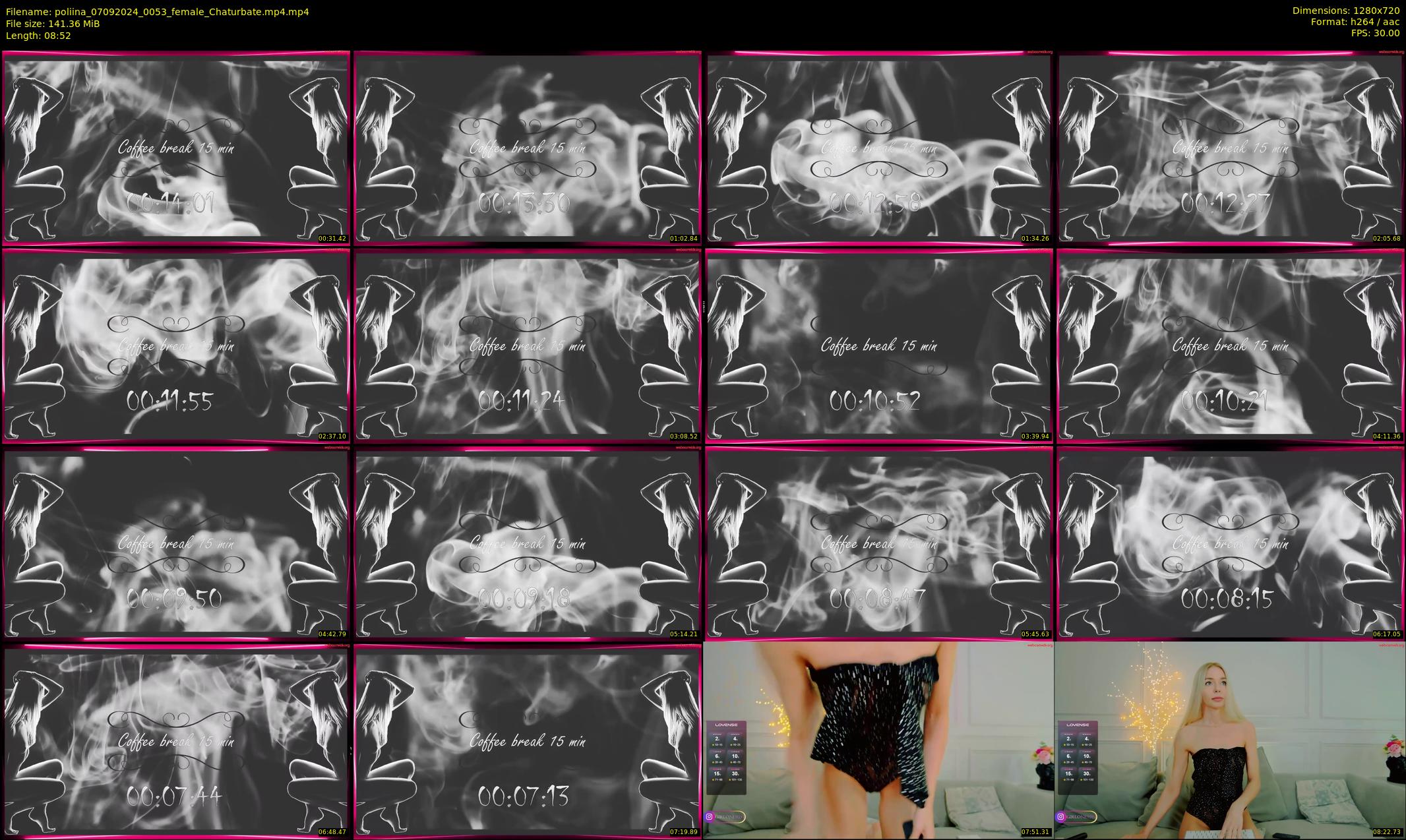 poliina — 9 minute Chaturbate female cam show recording, 720p, Sep 7, 2024