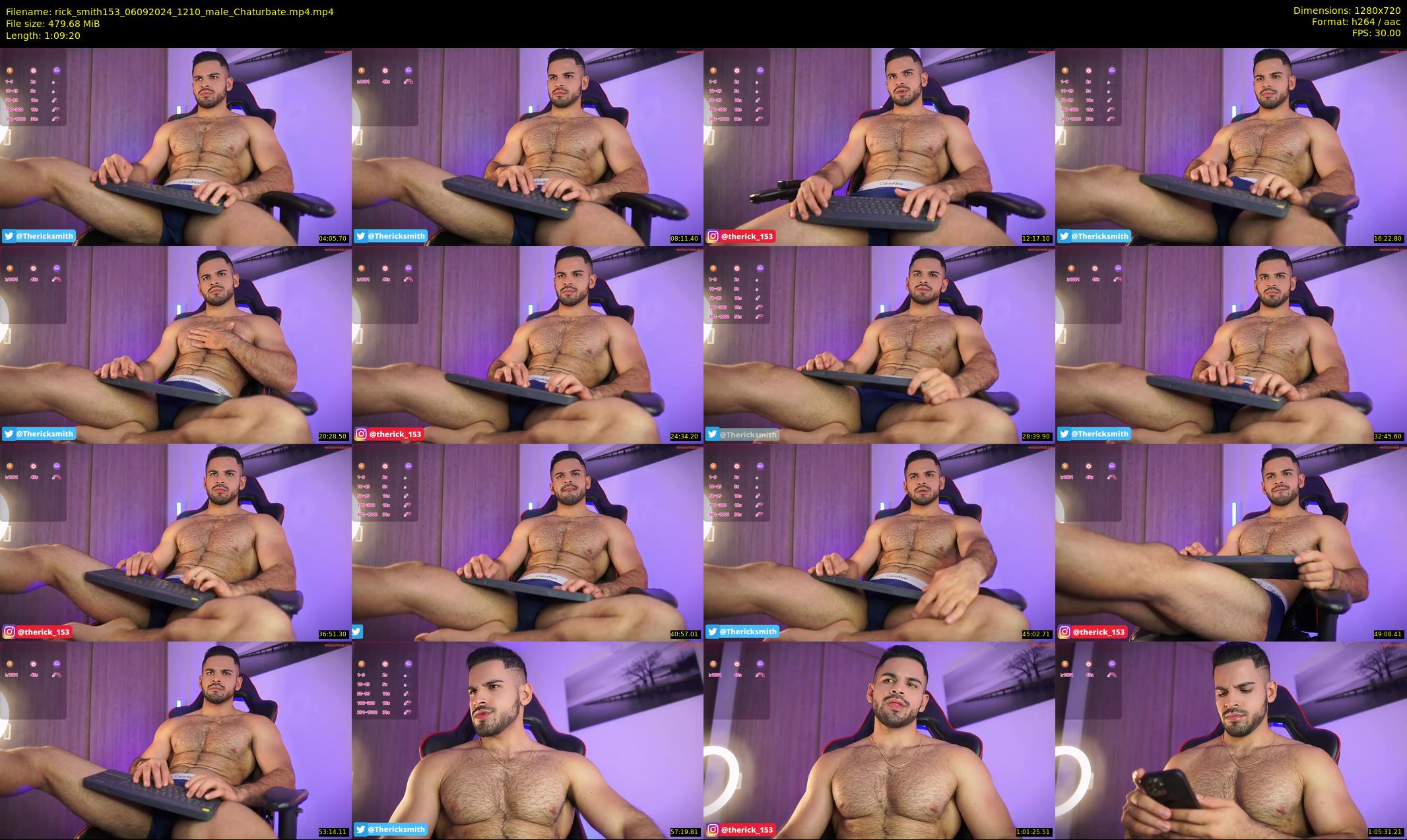 rick_smith153 — 70 minute Chaturbate male cam show recording, 720p, Sep 6, 2024