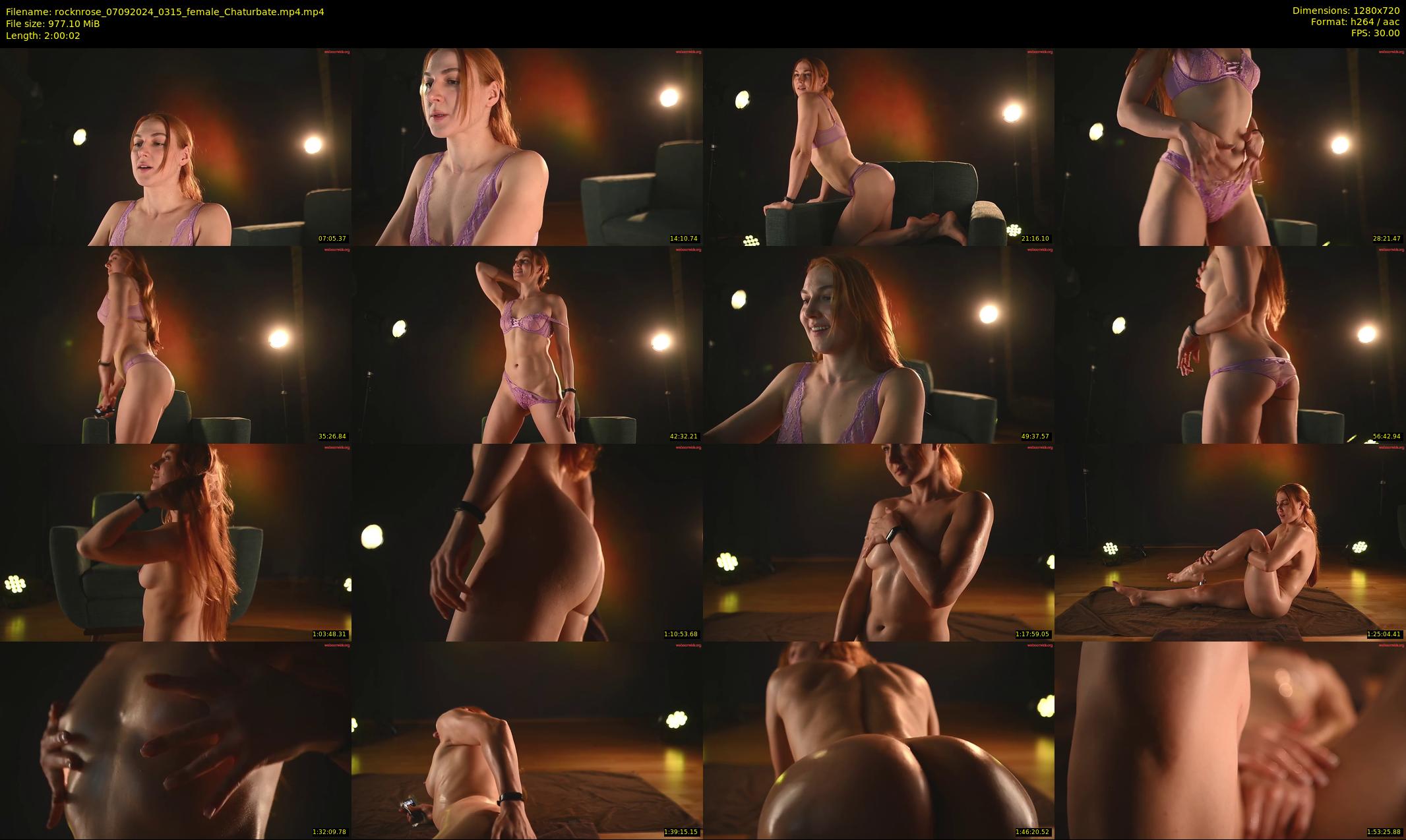 rocknrose — 121 minute Chaturbate female cam show recording, 720p, Sep 7, 2024