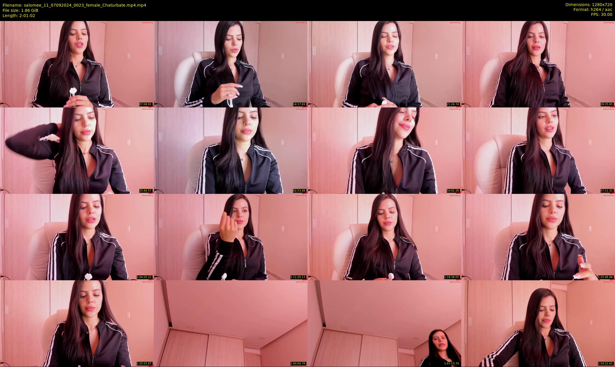 salomee_11 — 122 minute Chaturbate female cam show recording, 720p, Sep 7, 2024