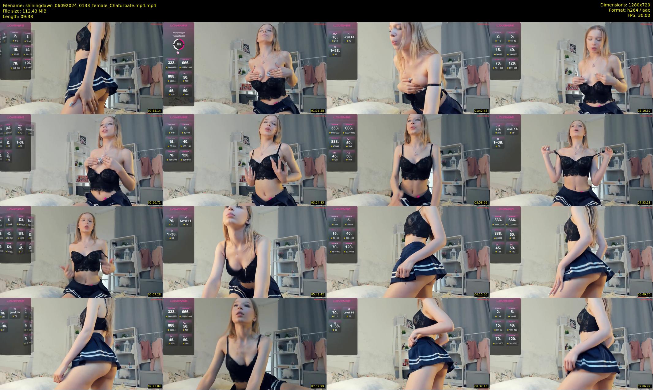 shiningdawn — 10 minute Chaturbate female cam show recording, 720p, Sep 6, 2024