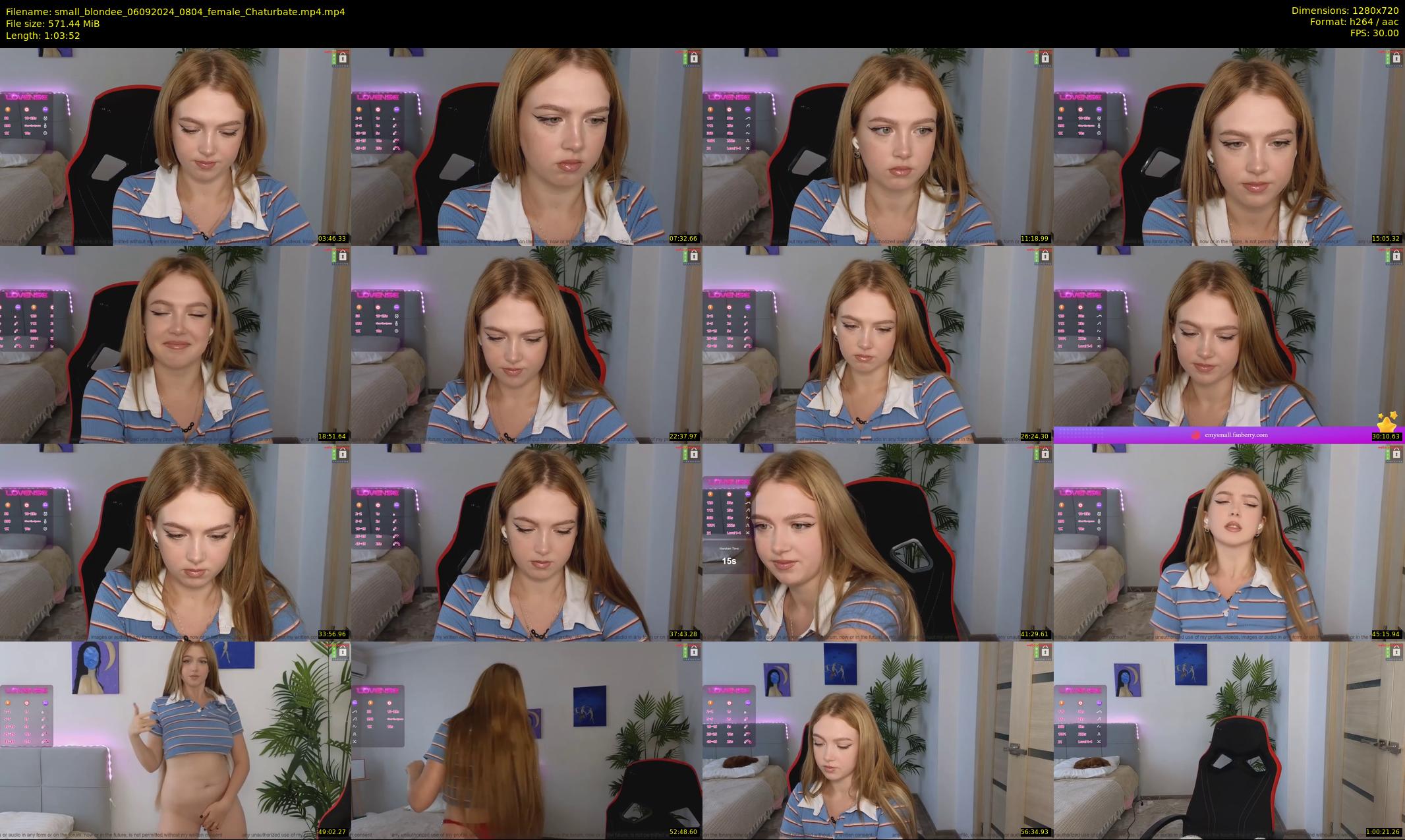 small_blondee — 64 minute Chaturbate female cam show recording, 720p, Sep 6, 2024
