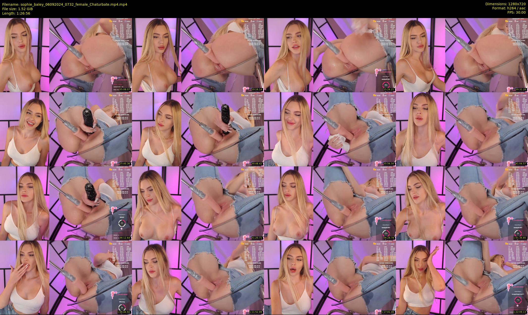 sophie_baley — 87 minute Chaturbate female cam show recording, 720p, Sep 6, 2024