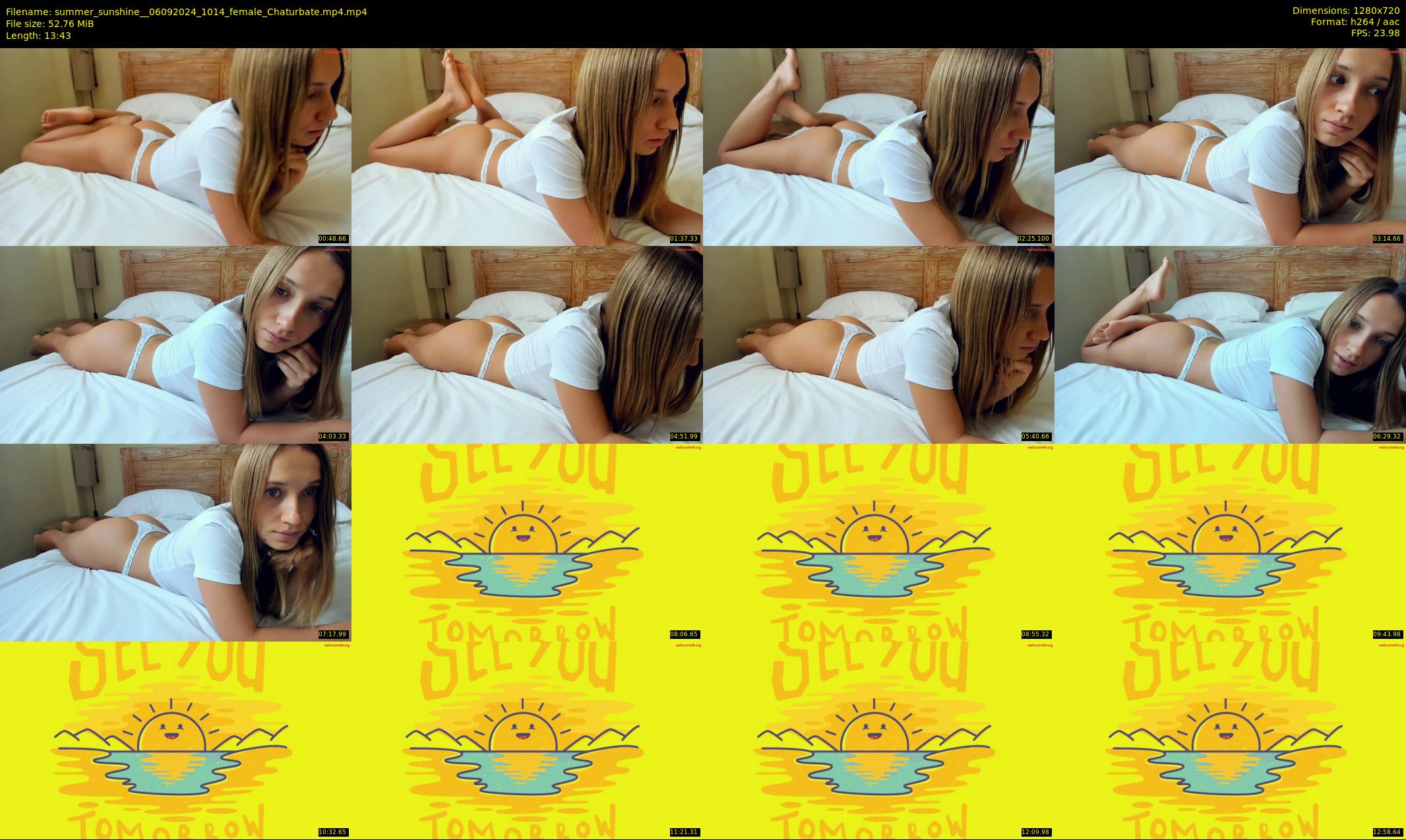 summer_sunshine_ — 14 minute Chaturbate female cam show recording, 720p, Sep 6, 2024