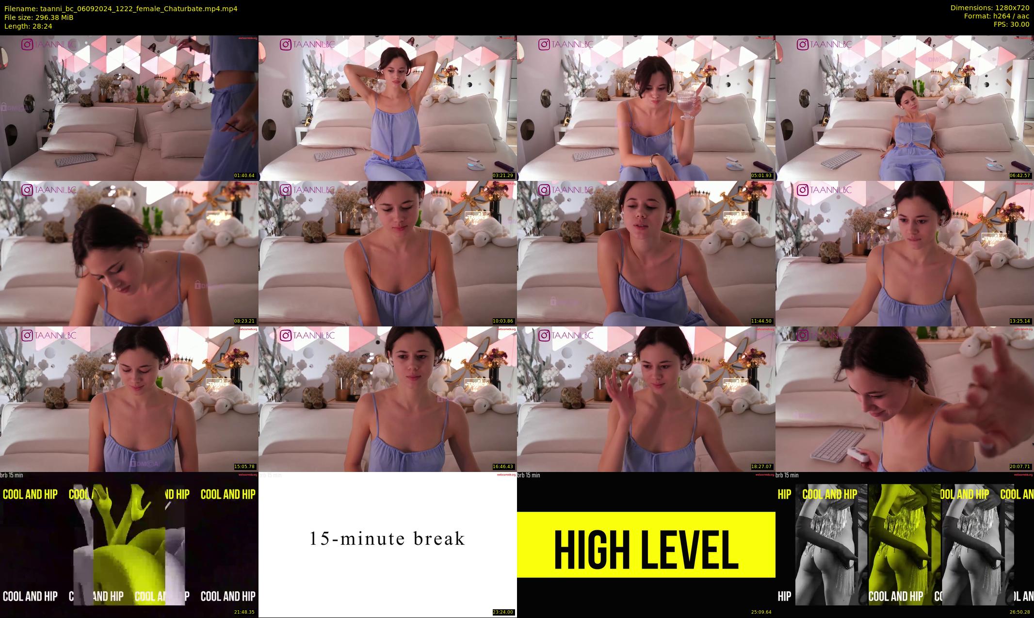 taanni_bc — 29 minute Chaturbate female cam show recording, 720p, Sep 6, 2024