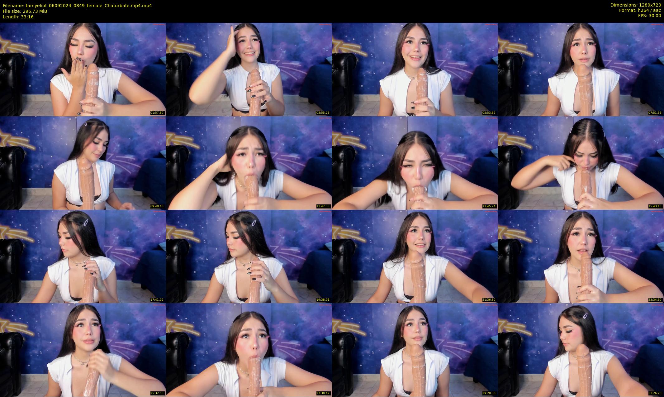 tamyeliot — 34 minute Chaturbate female cam show recording, 720p, Sep 6, 2024