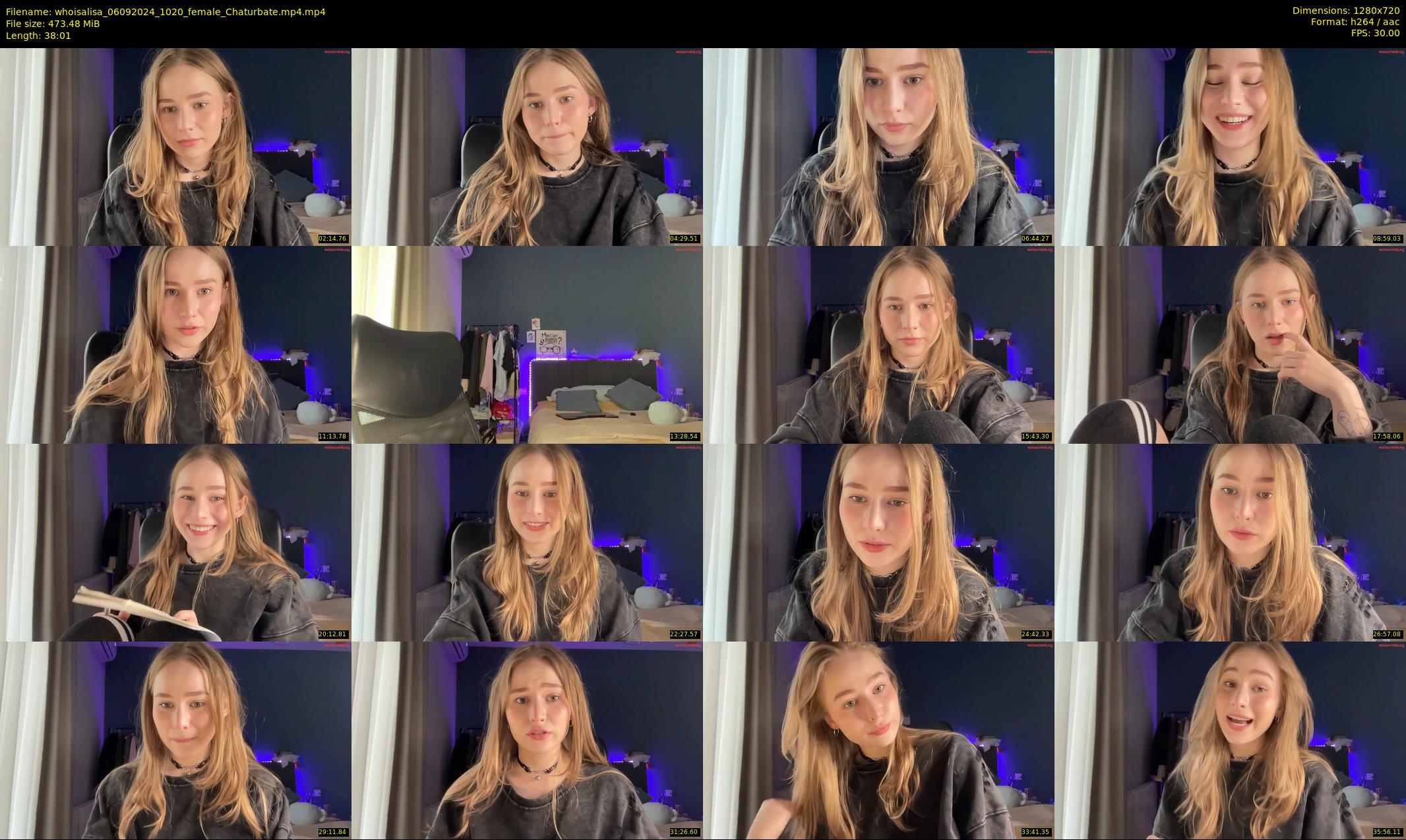 whoisalisa — 39 minute Chaturbate female cam show recording, 720p, Sep 6, 2024