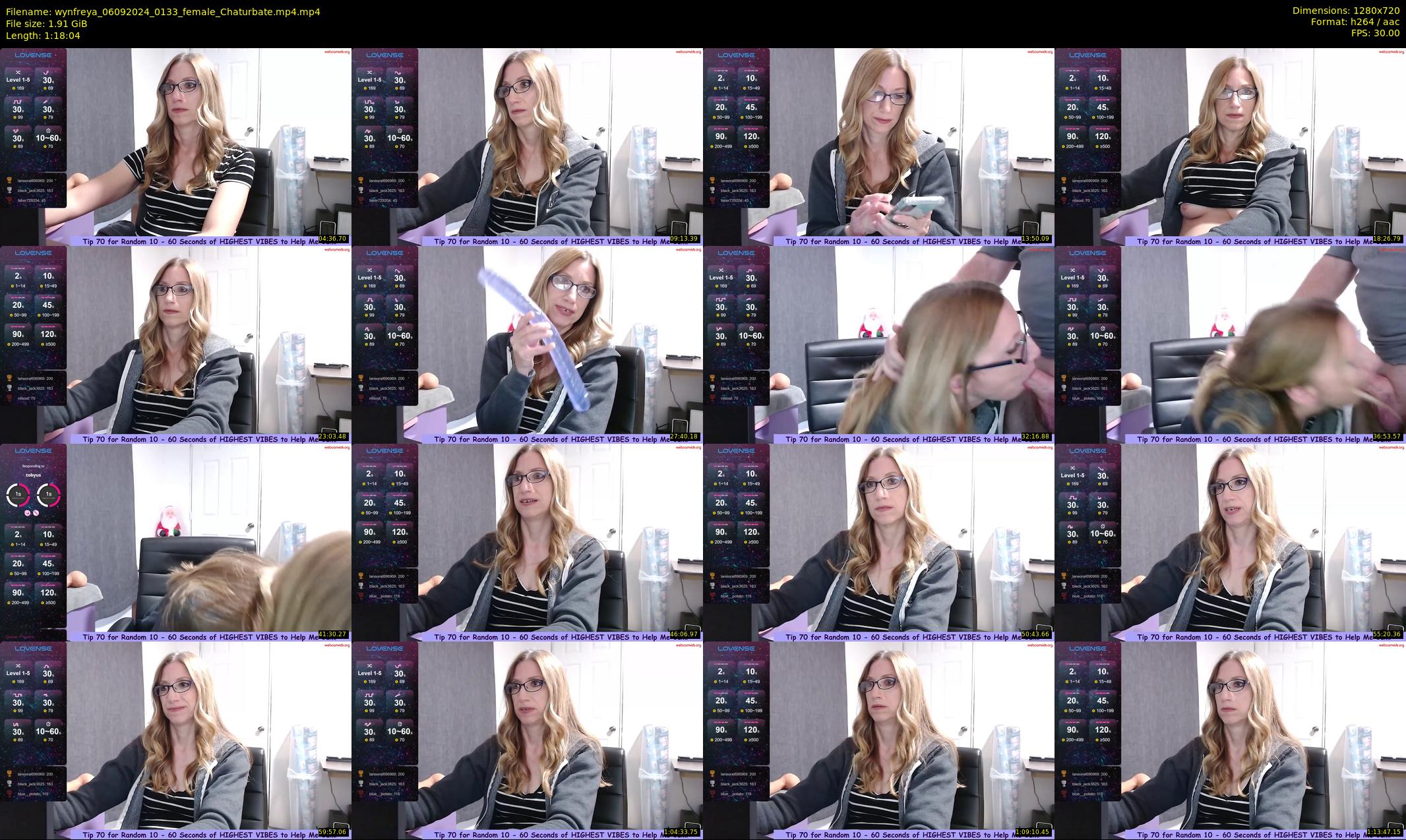 wynfreya — 79 minute Chaturbate female cam show recording, 720p, Sep 6, 2024