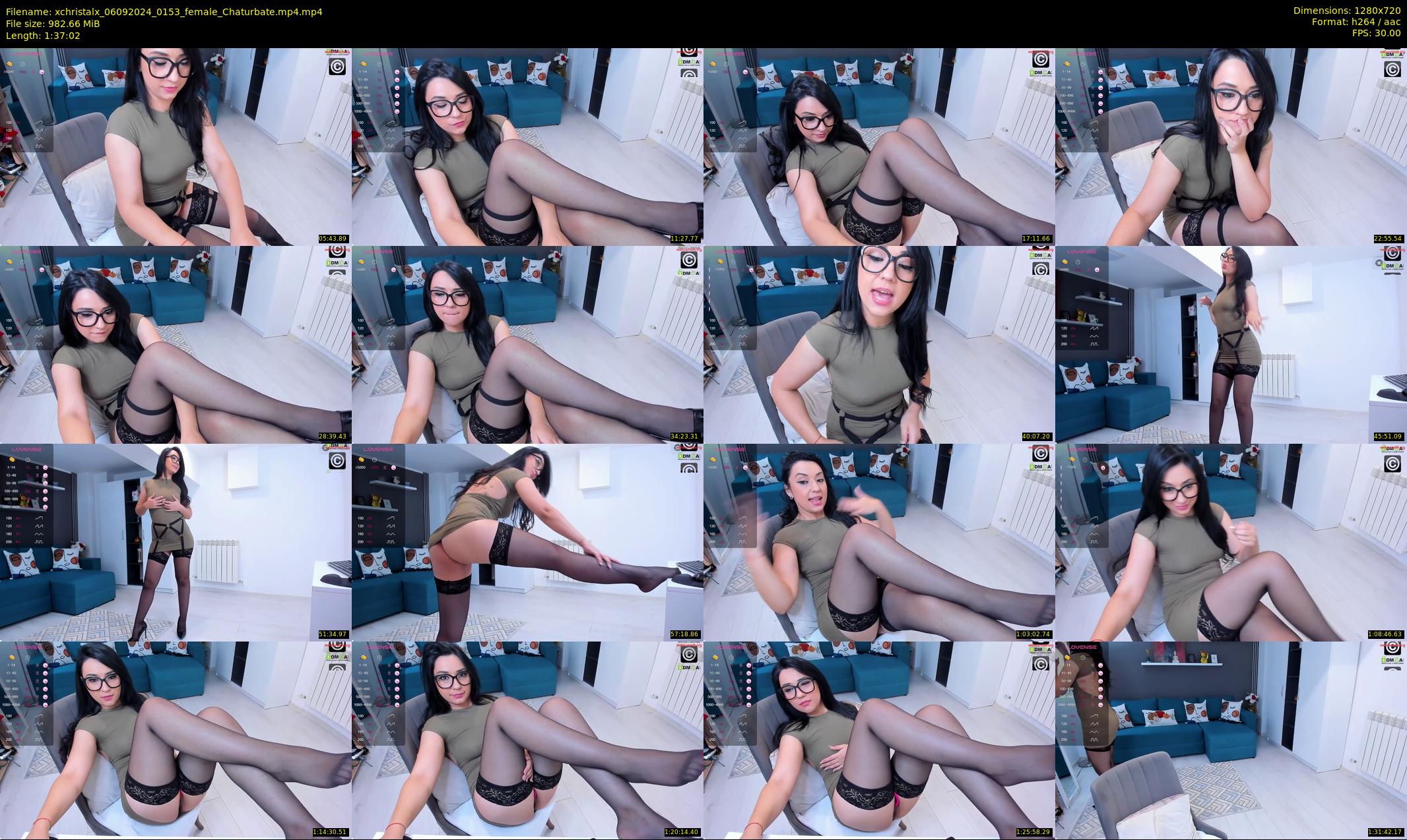 xchristalx — 98 minute Chaturbate female cam show recording, 720p, Sep 6, 2024