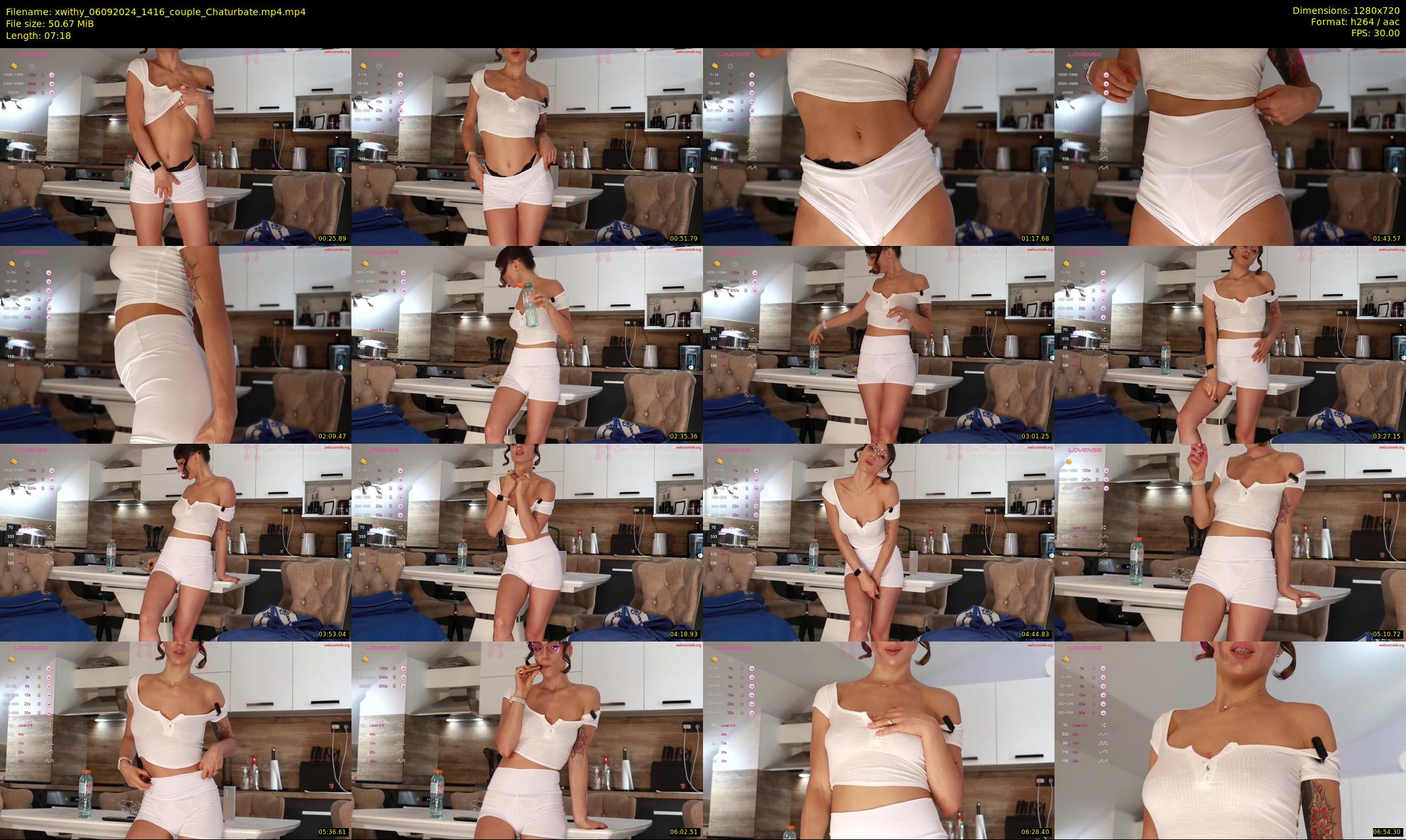 xwithy — 8 minute Chaturbate female cam show recording, 720p, Sep 6, 2024