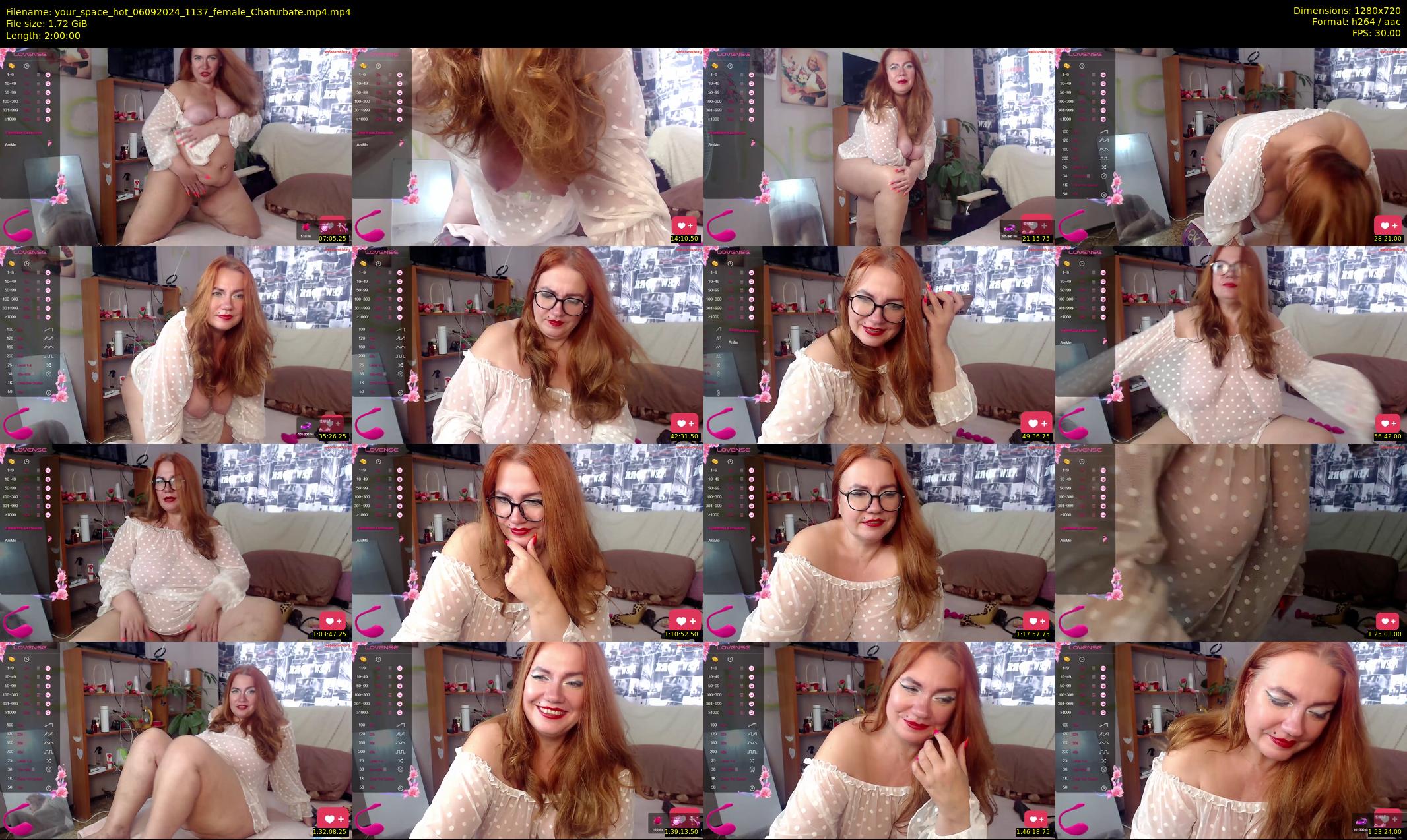 your_space_hot — 120 minute Chaturbate female cam show recording, 720p, Sep 6, 2024