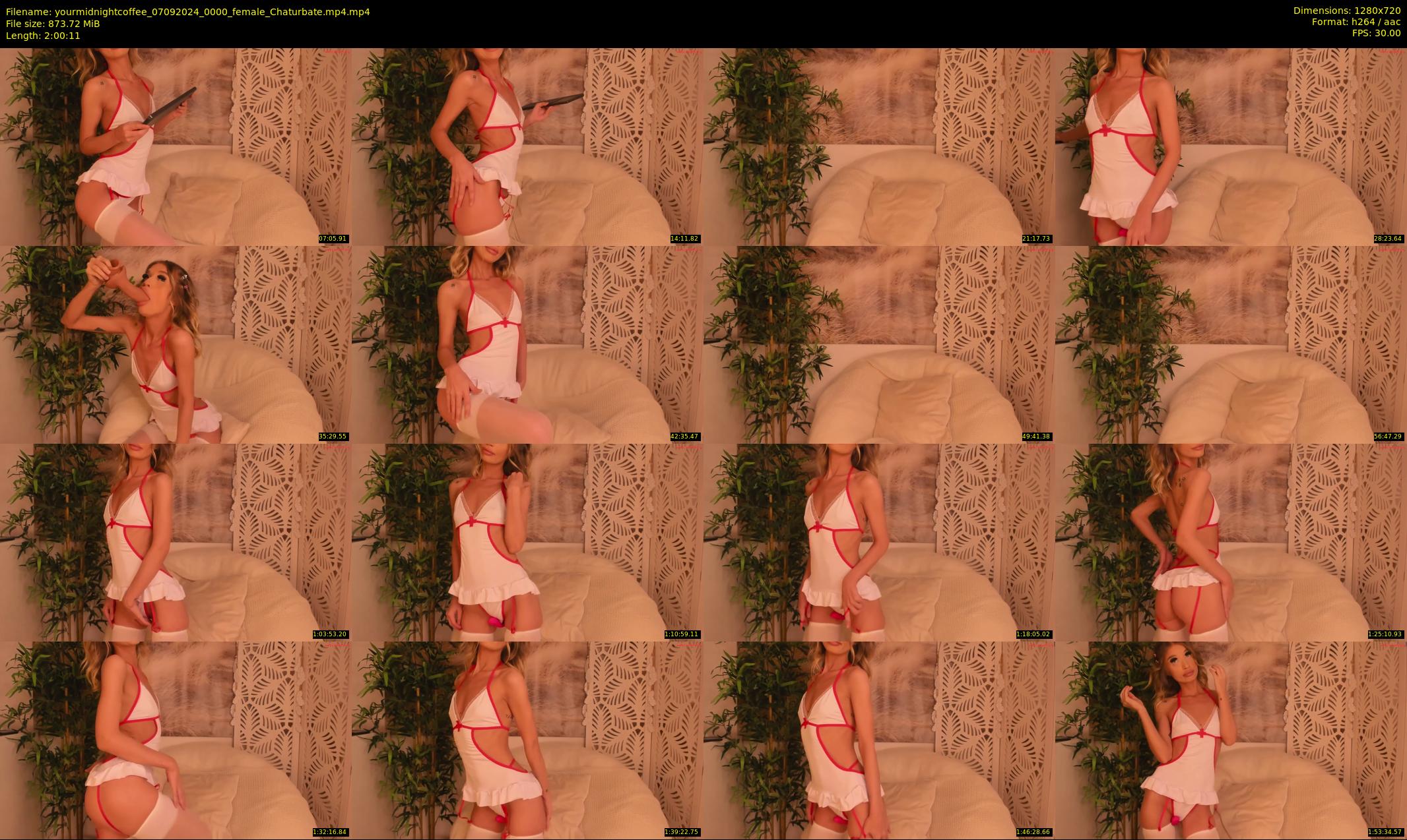 yourmidnightcoffee — 121 minute Chaturbate female cam show recording, 720p, Sep 7, 2024