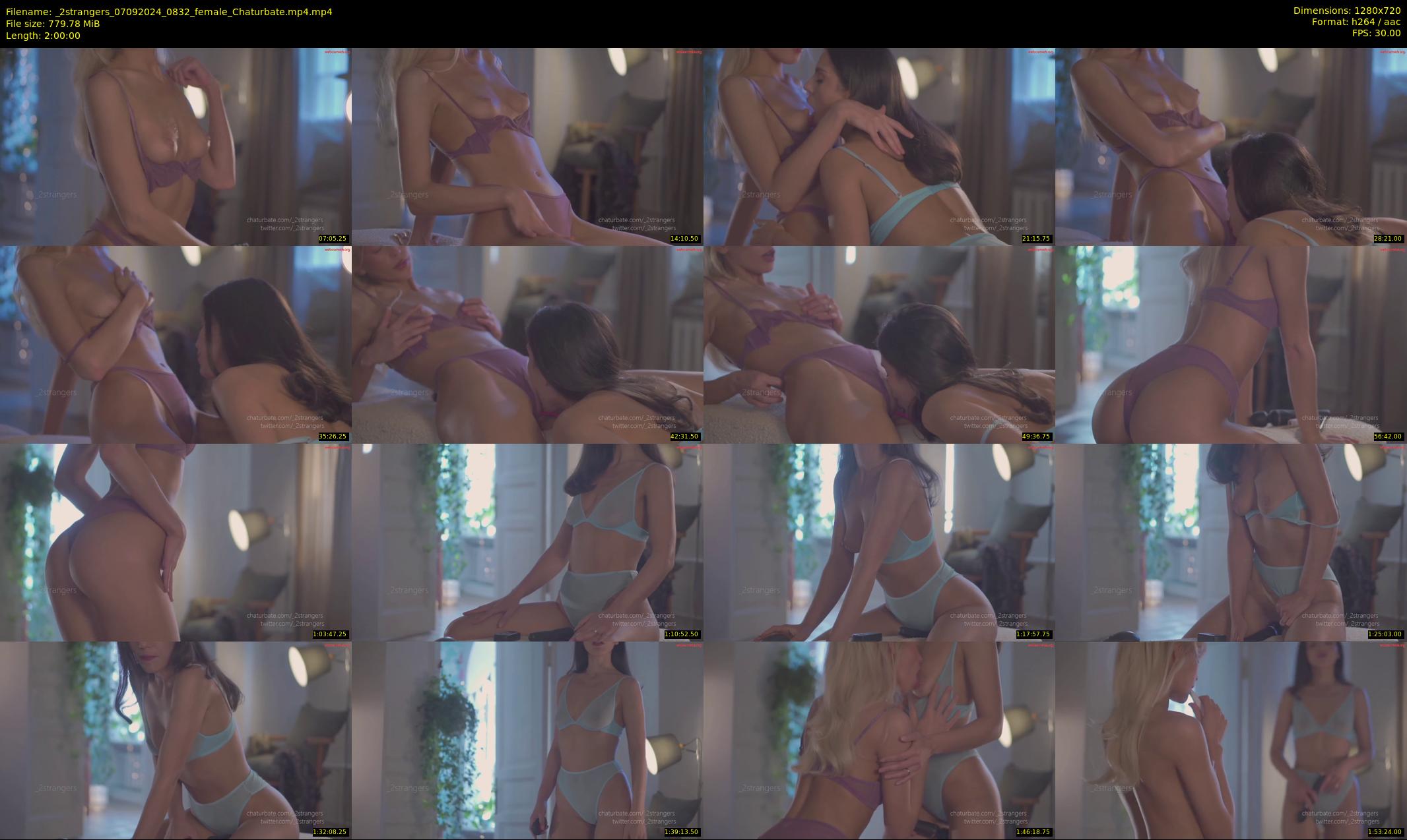 _2strangers — 120 minute Chaturbate couple cam show recording, 720p, Sep 7, 2024