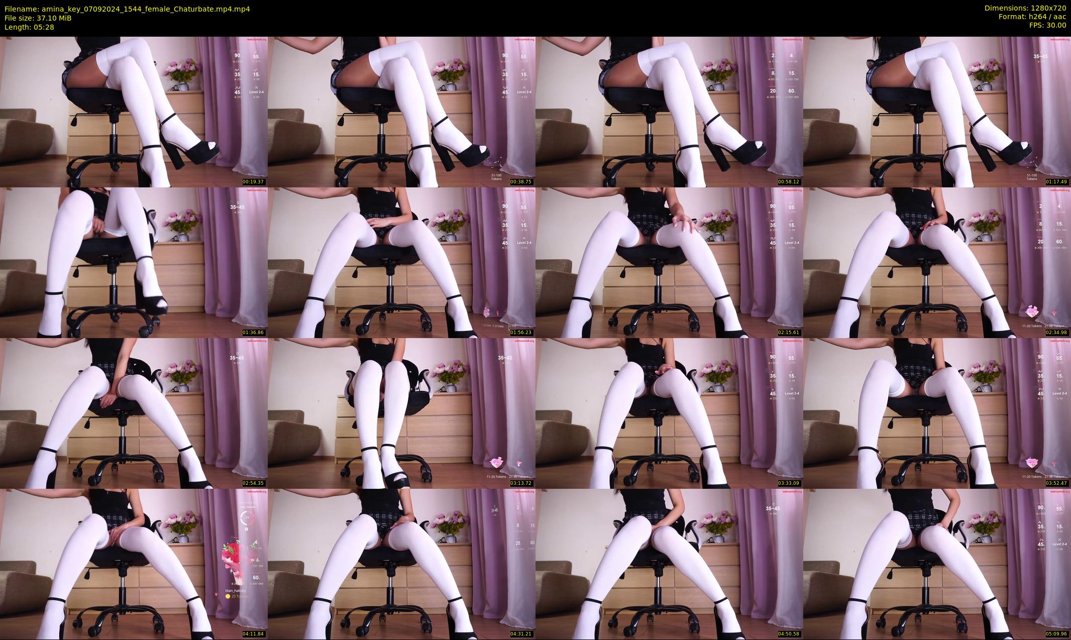 amina_key — 6 minute Chaturbate female cam show recording, 720p, Sep 7, 2024