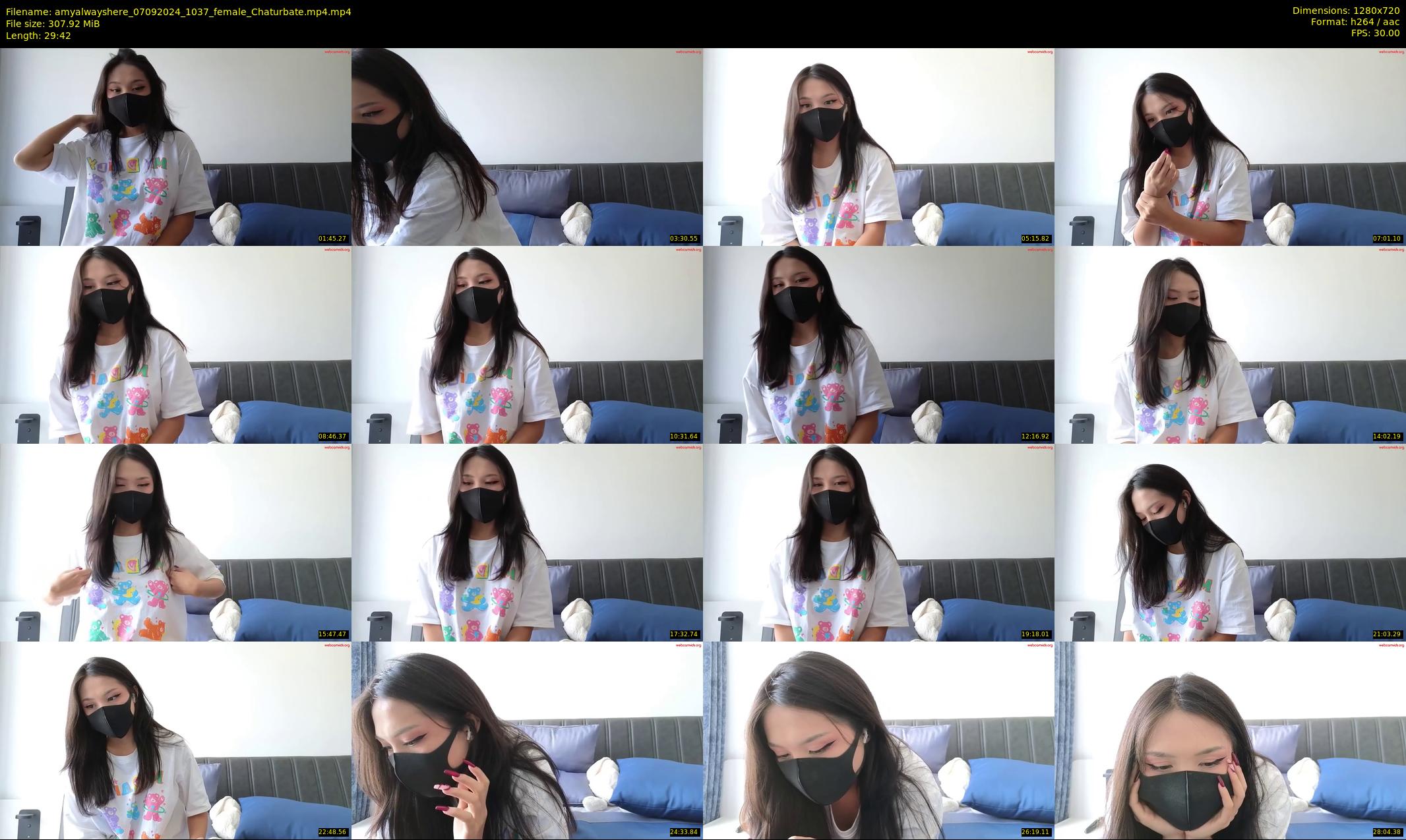 amyalwayshere — 30 minute Chaturbate female cam show recording, 720p, Sep 7, 2024